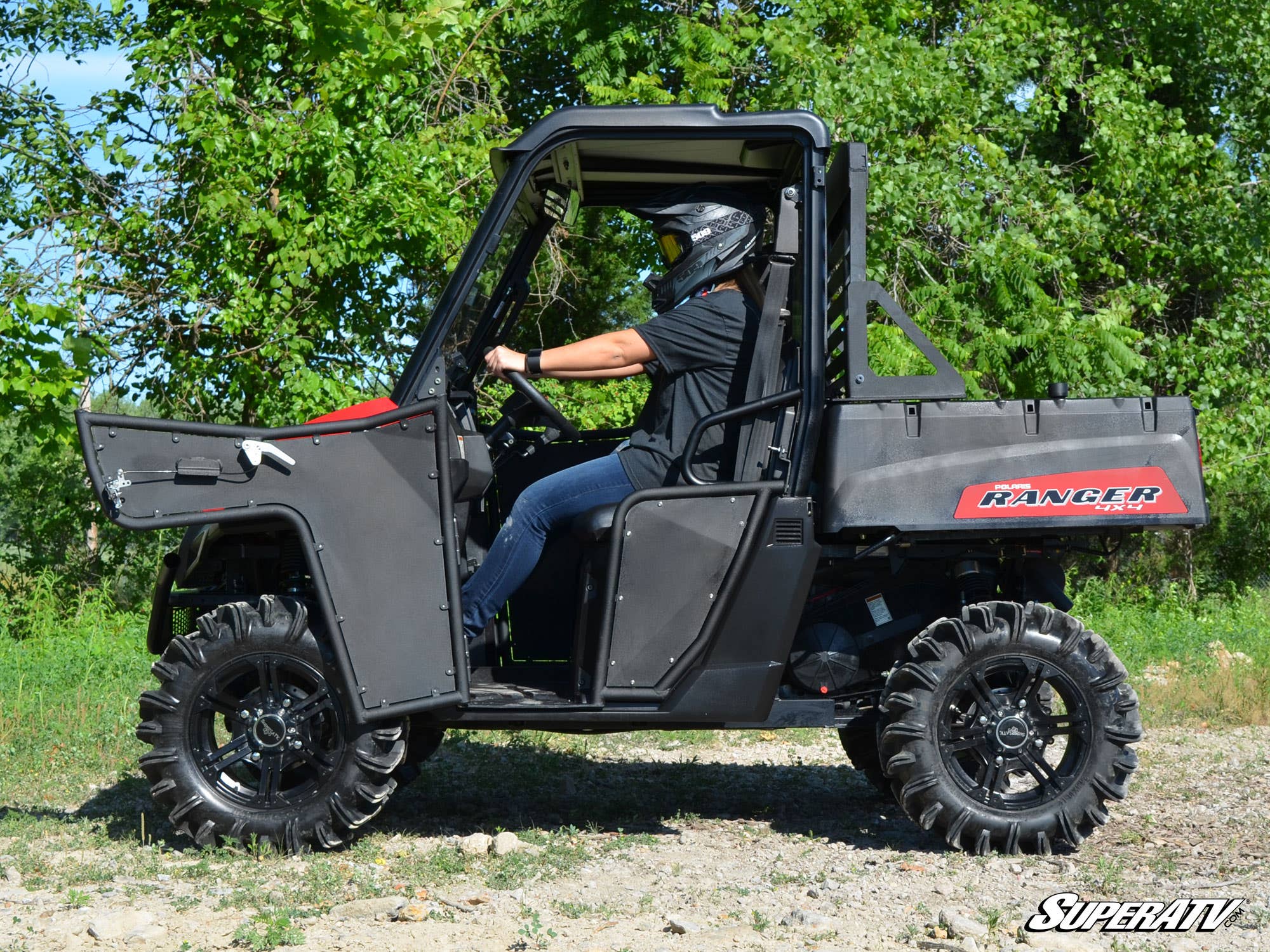 Photo of SuperATV Polaris Ranger Midsize EV Aluminum Doors by SuperATV - Premium Doors for UTVs / Side by Sides