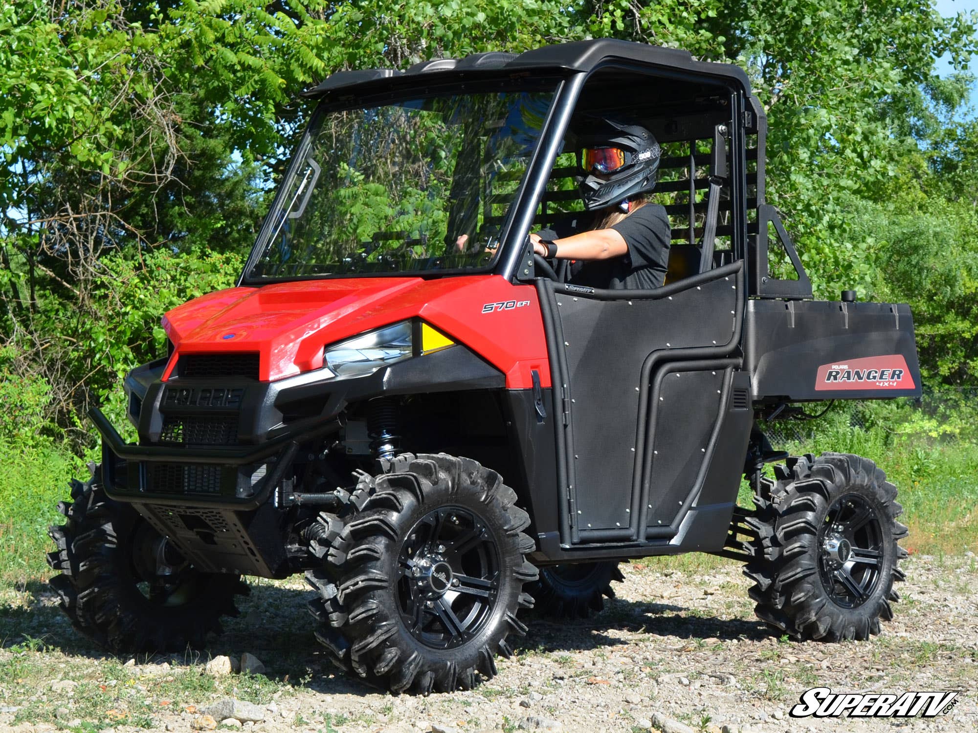 Photo of SuperATV Polaris Ranger Midsize 570 Aluminum Doors by SuperATV - Premium Doors for UTVs / Side by Sides