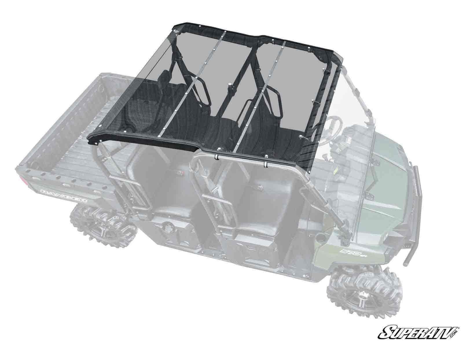 Photo of SuperATV Polaris Ranger Crew 570 Tinted Roof by SuperATV - Premium Roofs for UTVs / Side by Sides