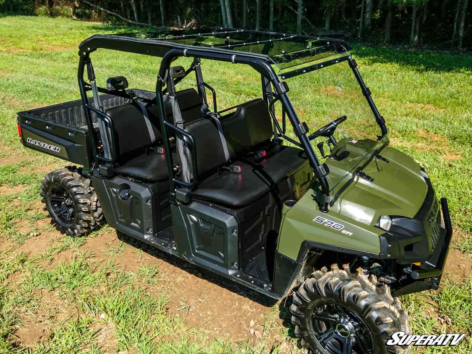 Photo of SuperATV Polaris Ranger Crew 570 Tinted Roof by SuperATV - Premium Roofs for UTVs / Side by Sides