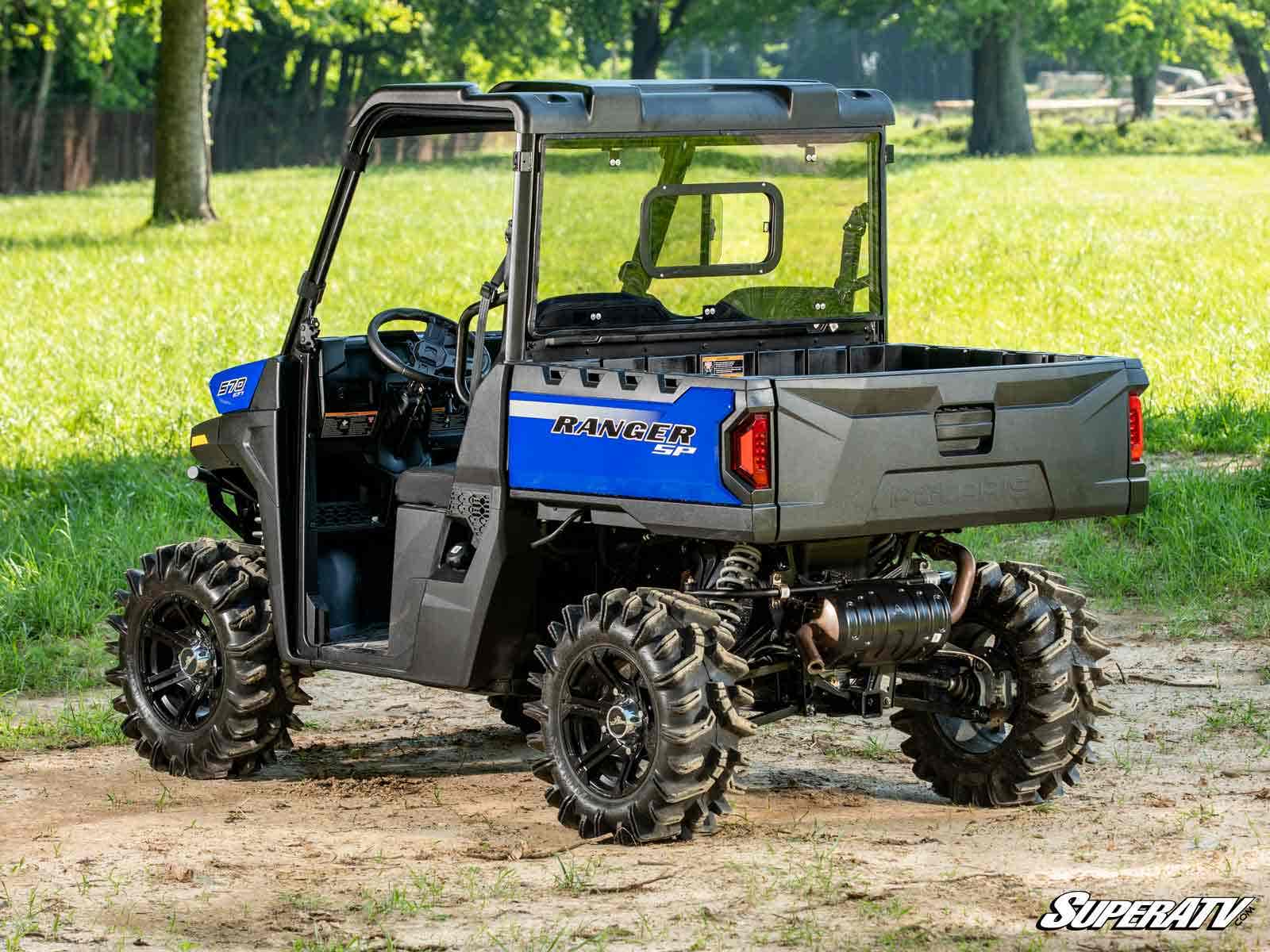 Photo of SuperATV Polaris Ranger Midsize Rear Sliding Windshield by SuperATV - Premium Windshields for UTVs / Side by Sides