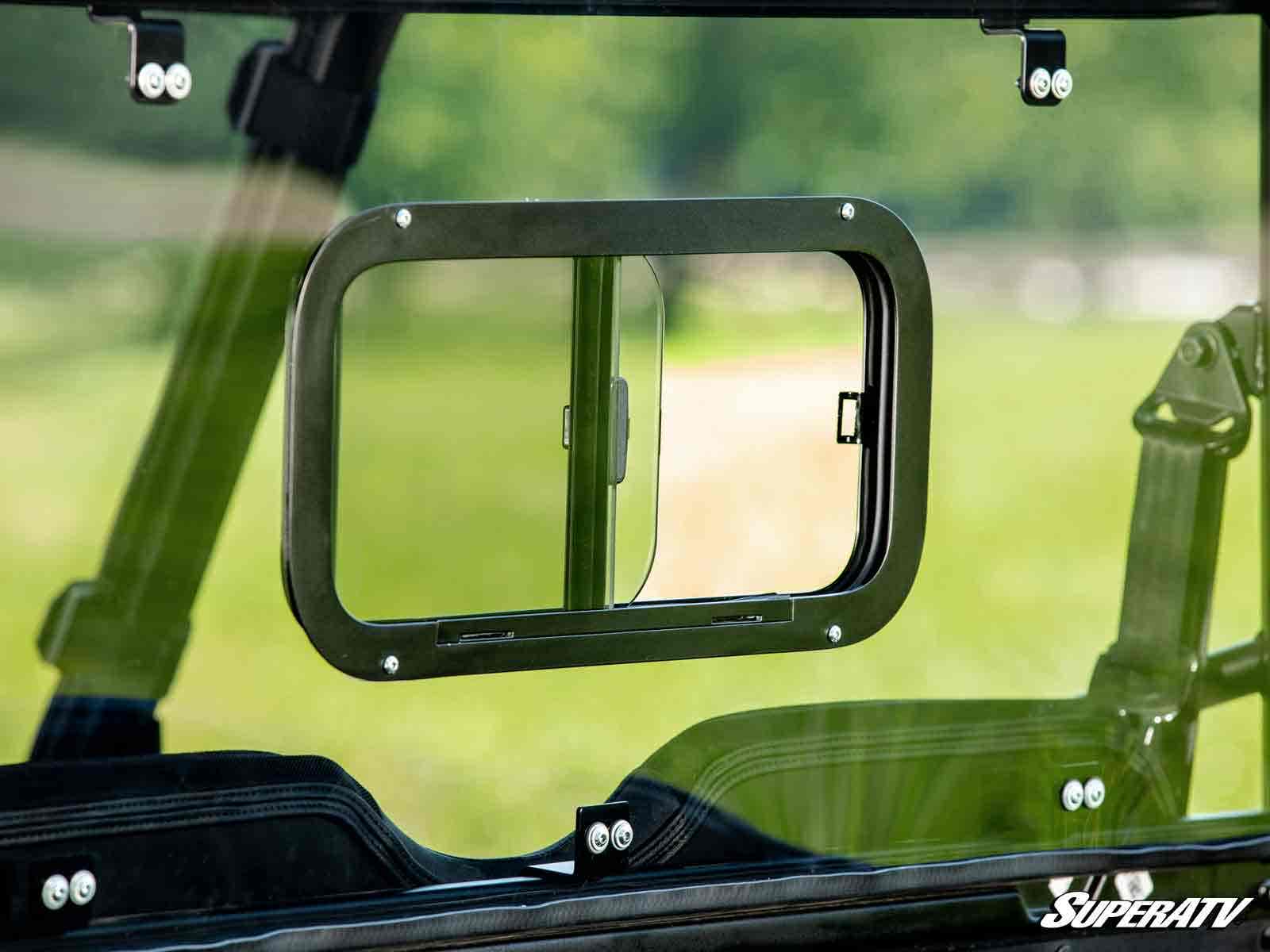 Photo of SuperATV Polaris Ranger Midsize Rear Sliding Windshield by SuperATV - Premium Windshields for UTVs / Side by Sides