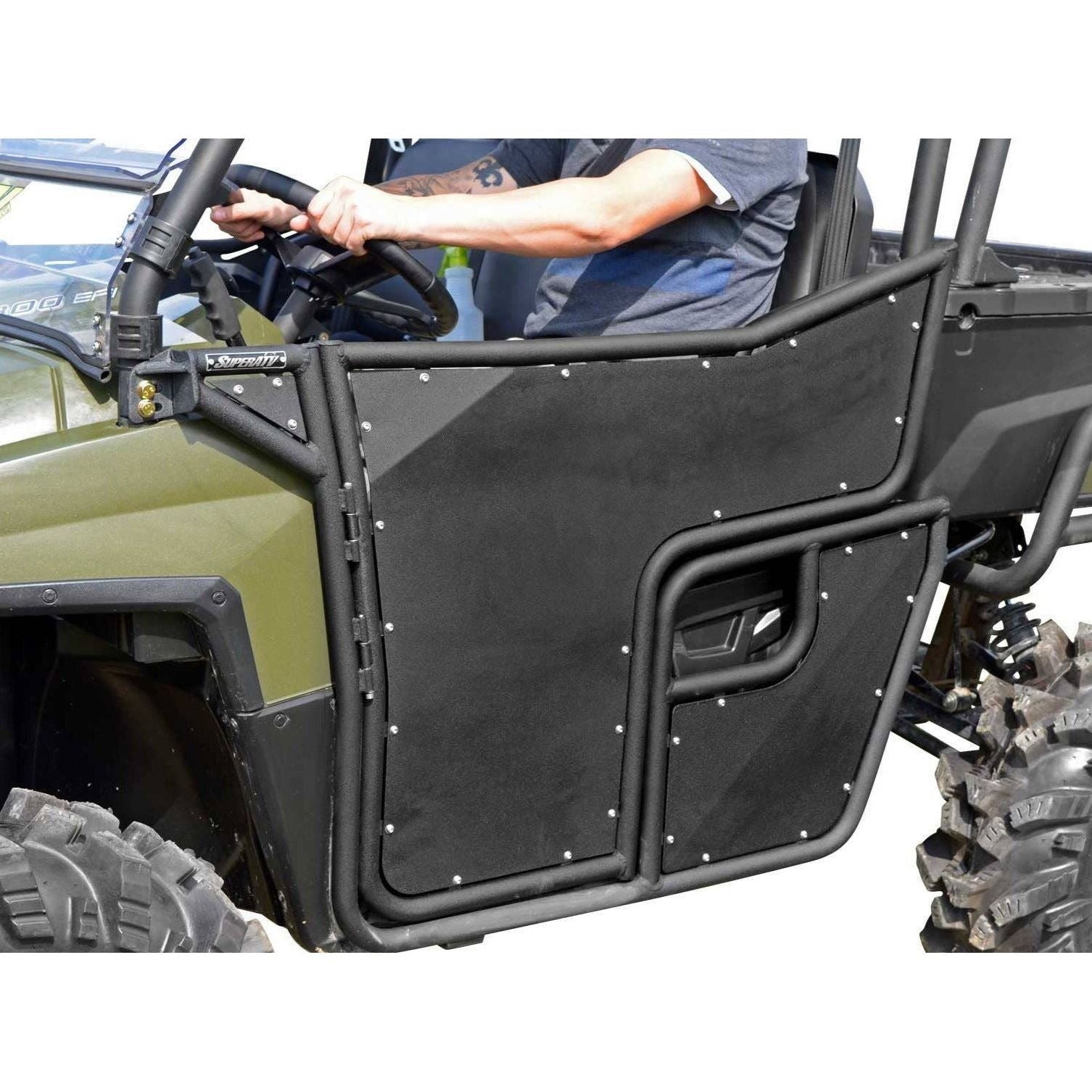 Photo of Polaris Ranger 800 Full-Size Aluminum Doors by SuperATV - Premium Doors for UTVs / Side by Sides