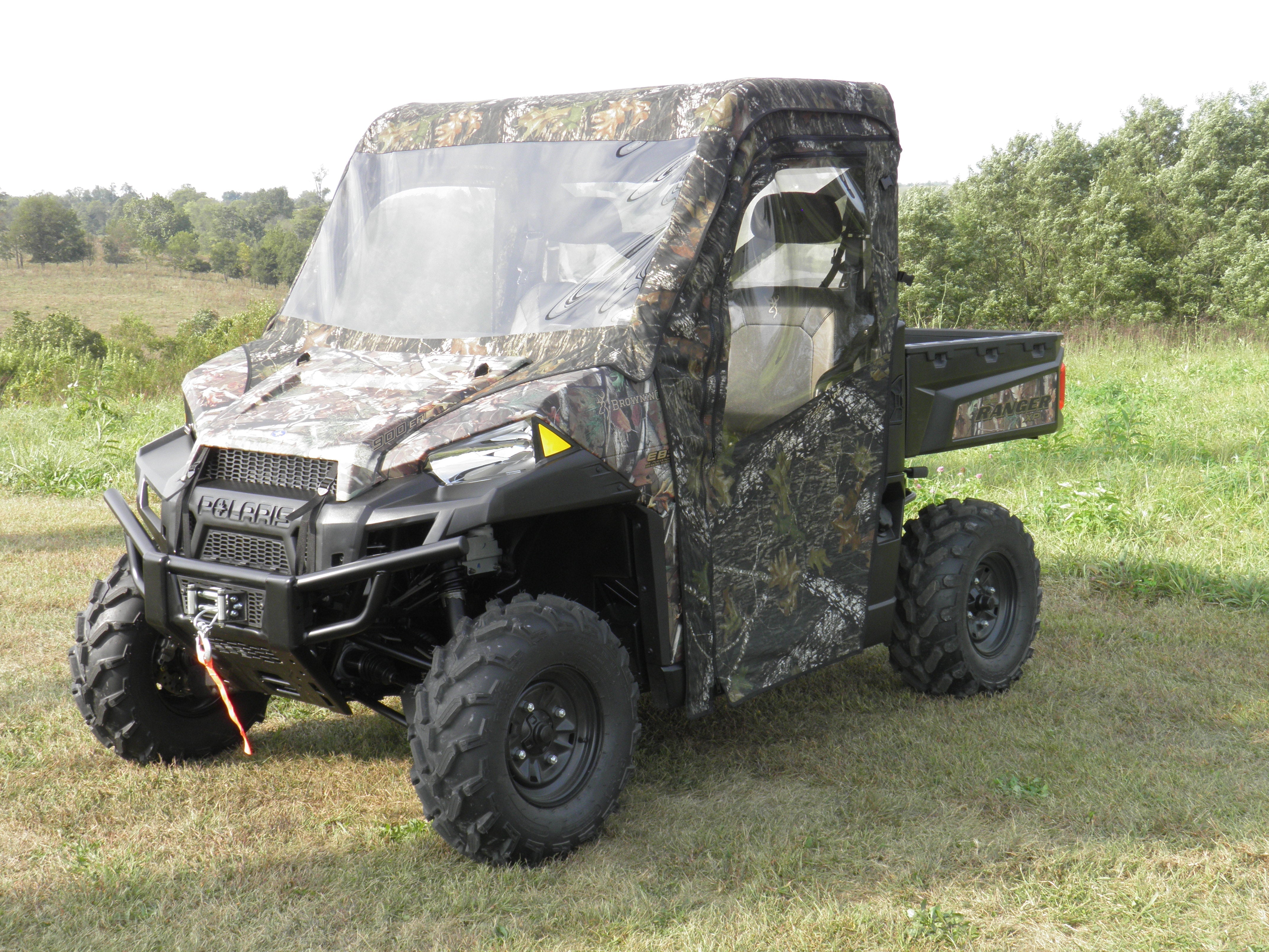 Photo of Polaris Ranger 900/1000 - Full Cab Enclosure w/Vinyl Windshield by 3 Star UTV - Premium Enclosures for UTVs / Side by Sides
