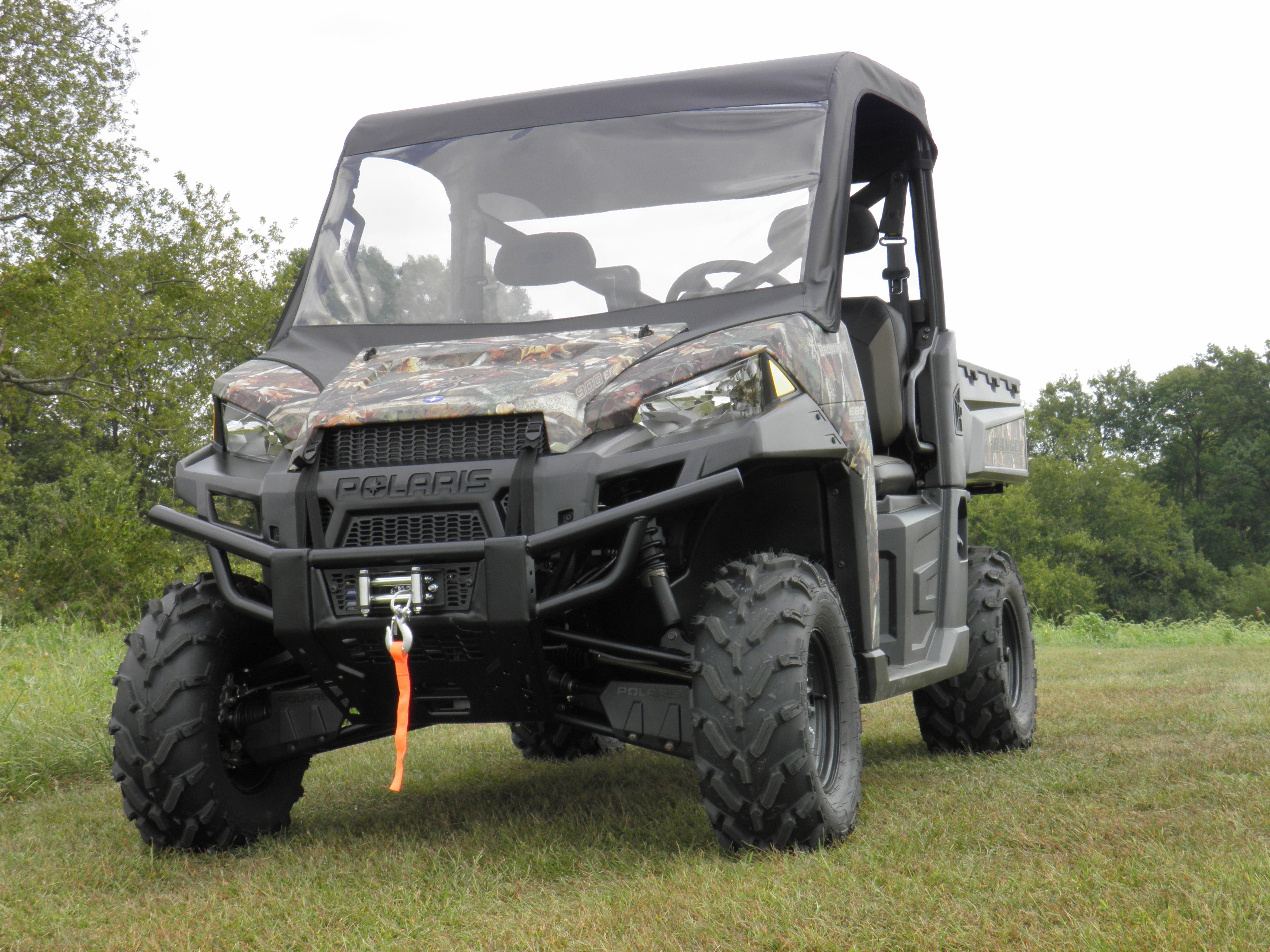 Photo of Polaris Ranger 900/1000 - Vinyl Windshield/Top Combo by 3 Star UTV - Premium Enclosures for UTVs / Side by Sides