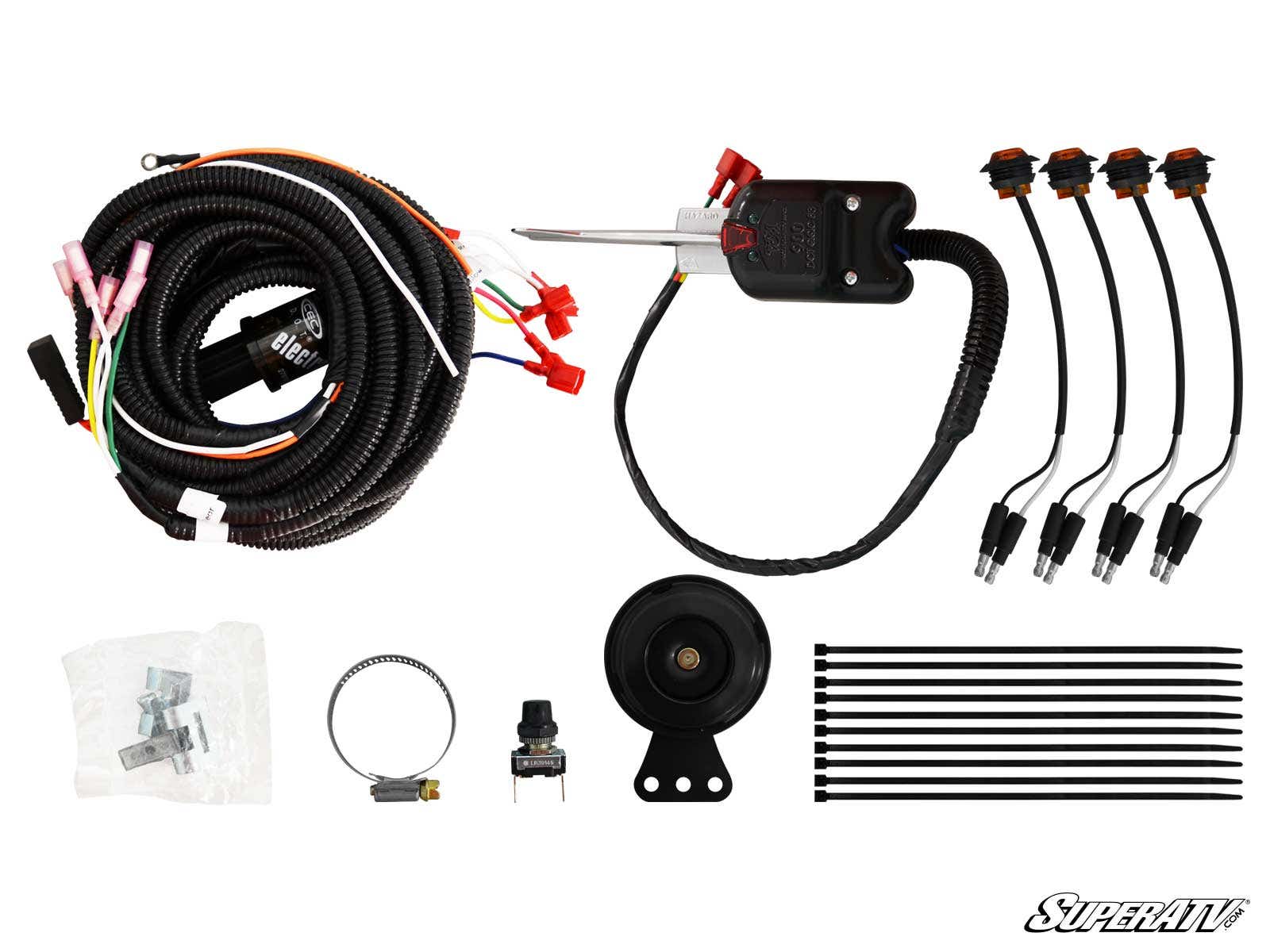 Photo of SuperATV Polaris Ranger XP 900 Plug & Play Turn Signal Kit by SuperATV - Premium Street Legal Kits for UTVs / Side by Sides