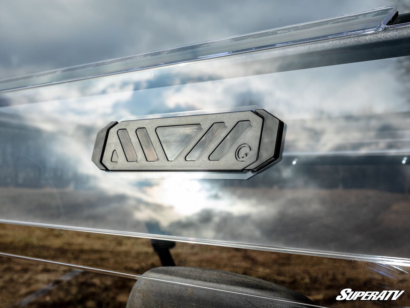 Photo of SuperATV Polaris Ranger Full-Size 570 Vented Full Rear Windshield by SuperATV - Premium Windshields for UTVs / Side by Sides