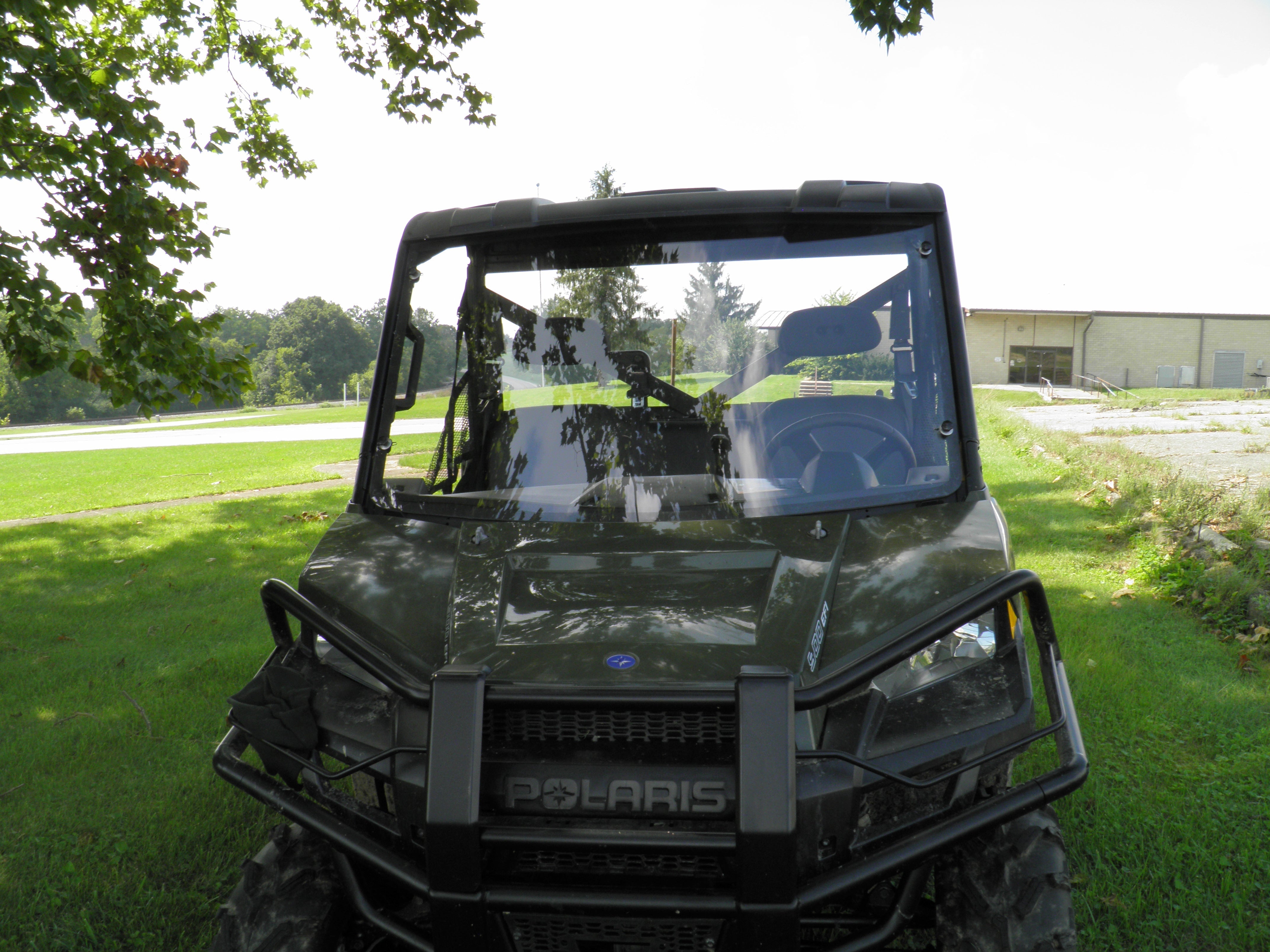 Photo of Polaris Ranger 900/1000 - 1 Pc Windshield with Vent, Clamp and Hard Coat Options by 3 Star UTV - Premium Windshields for UTVs / Side by Sides