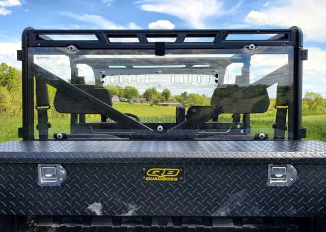 Photo of Polaris Ranger 900/1000 - Lexan Back Panel w/Vent Option by 3 Star UTV - Premium Windshields for UTVs / Side by Sides