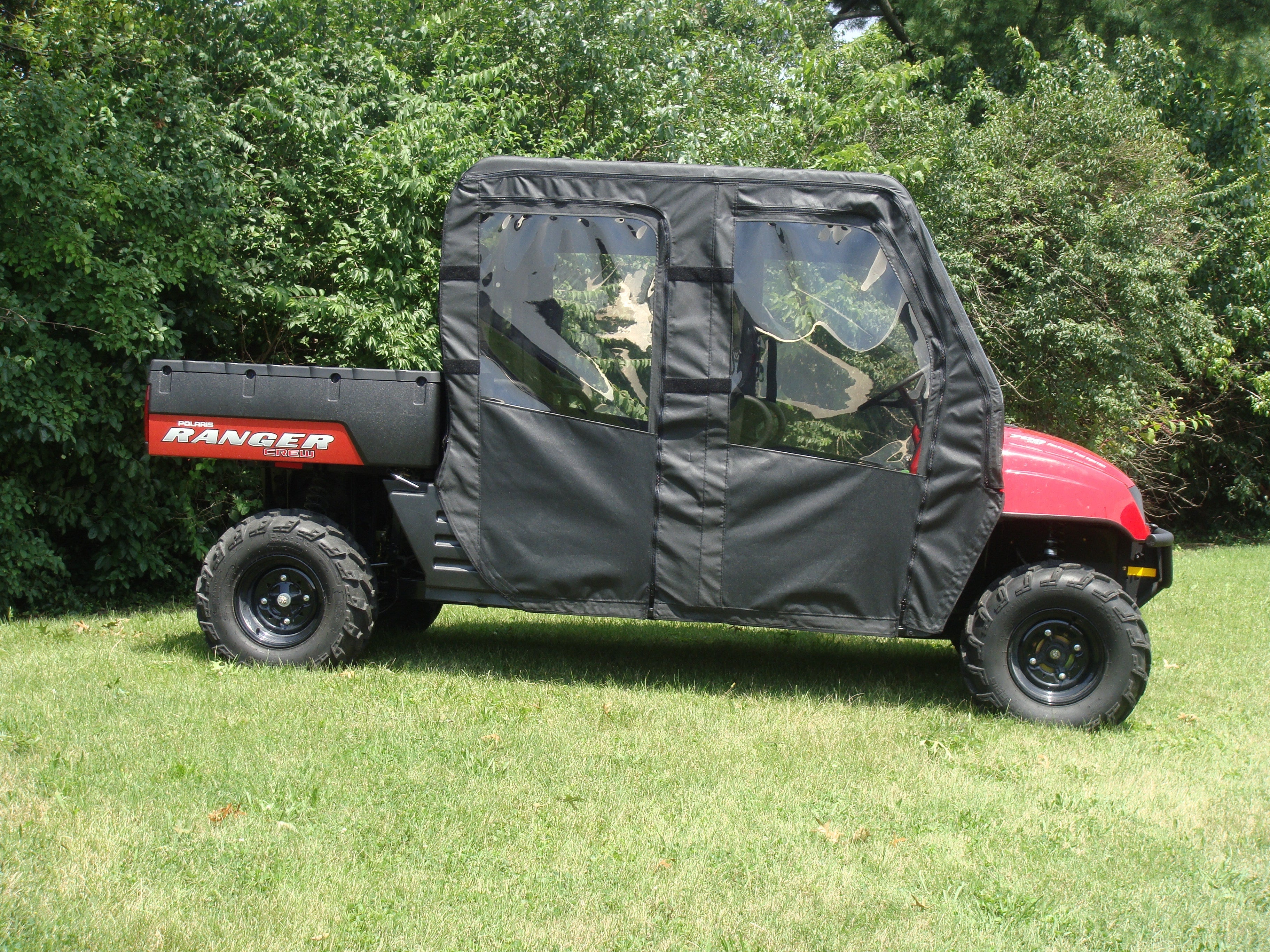 Photo of Polaris Ranger Crew 700 (2008-2009) - Soft Doors by 3 Star UTV - Premium Enclosures for UTVs / Side by Sides