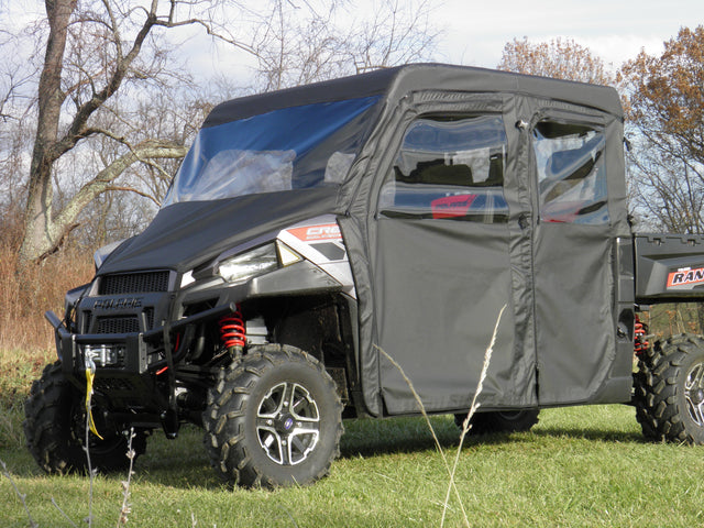 Photo of Polaris Ranger Crew 900 - Full Cab Enclosure with Vinyl Windshield by 3 Star UTV - Premium Enclosures for UTVs / Side by Sides