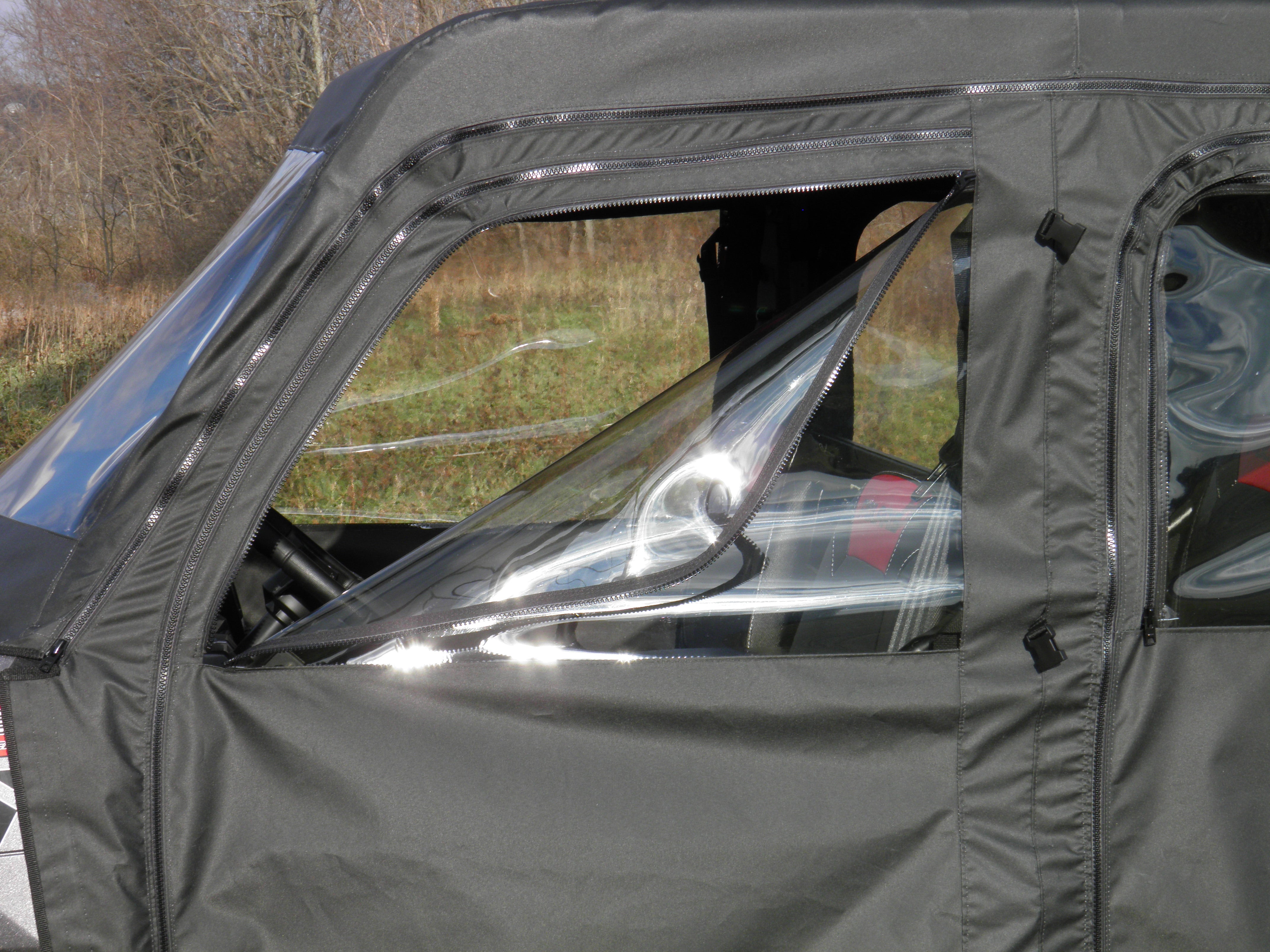 Photo of Polaris Ranger Crew 900 - Soft Doors by 3 Star UTV - Premium Enclosures for UTVs / Side by Sides
