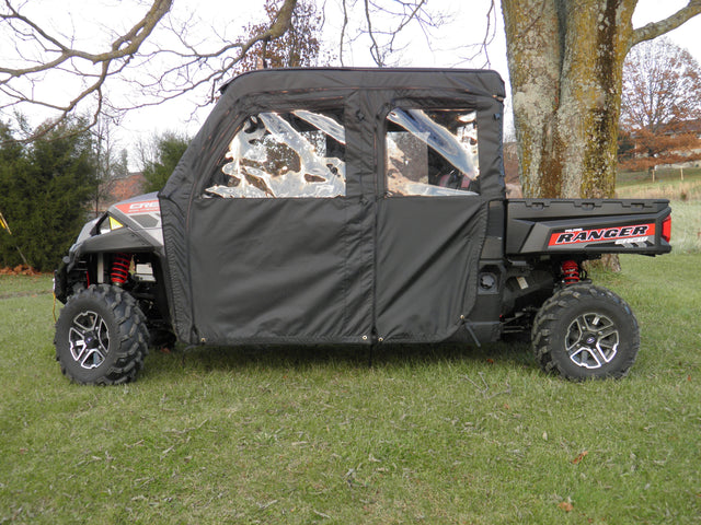 Photo of Polaris Ranger Crew 900 - Soft Doors by 3 Star UTV - Premium Enclosures for UTVs / Side by Sides