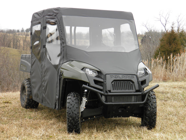 Photo of Polaris Ranger Full-Size Crew 570 - 6 Passenger - Full Cab Enclosure with Vinyl Windshield by 3 Star UTV - Premium Enclosures for UTVs / Side by Sides