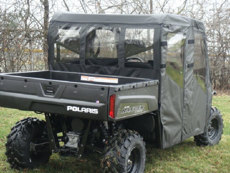 Photo of Polaris Ranger Full-Size Crew 570 - 6 Passenger - Full Cab Enclosure for Hard Windshield by 3 Star UTV - Premium Enclosures for UTVs / Side by Sides