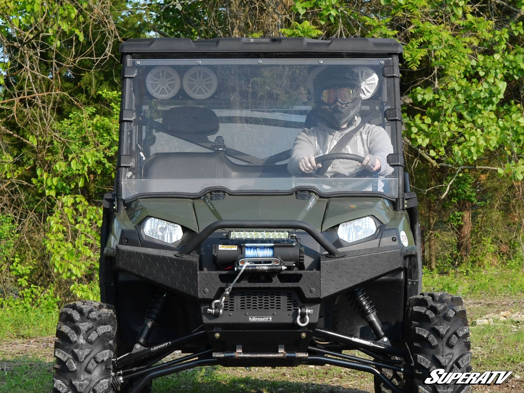 Photo of SuperATV Polaris Ranger XP 800 Full Windshield by SuperATV - Premium Windshields for UTVs / Side by Sides