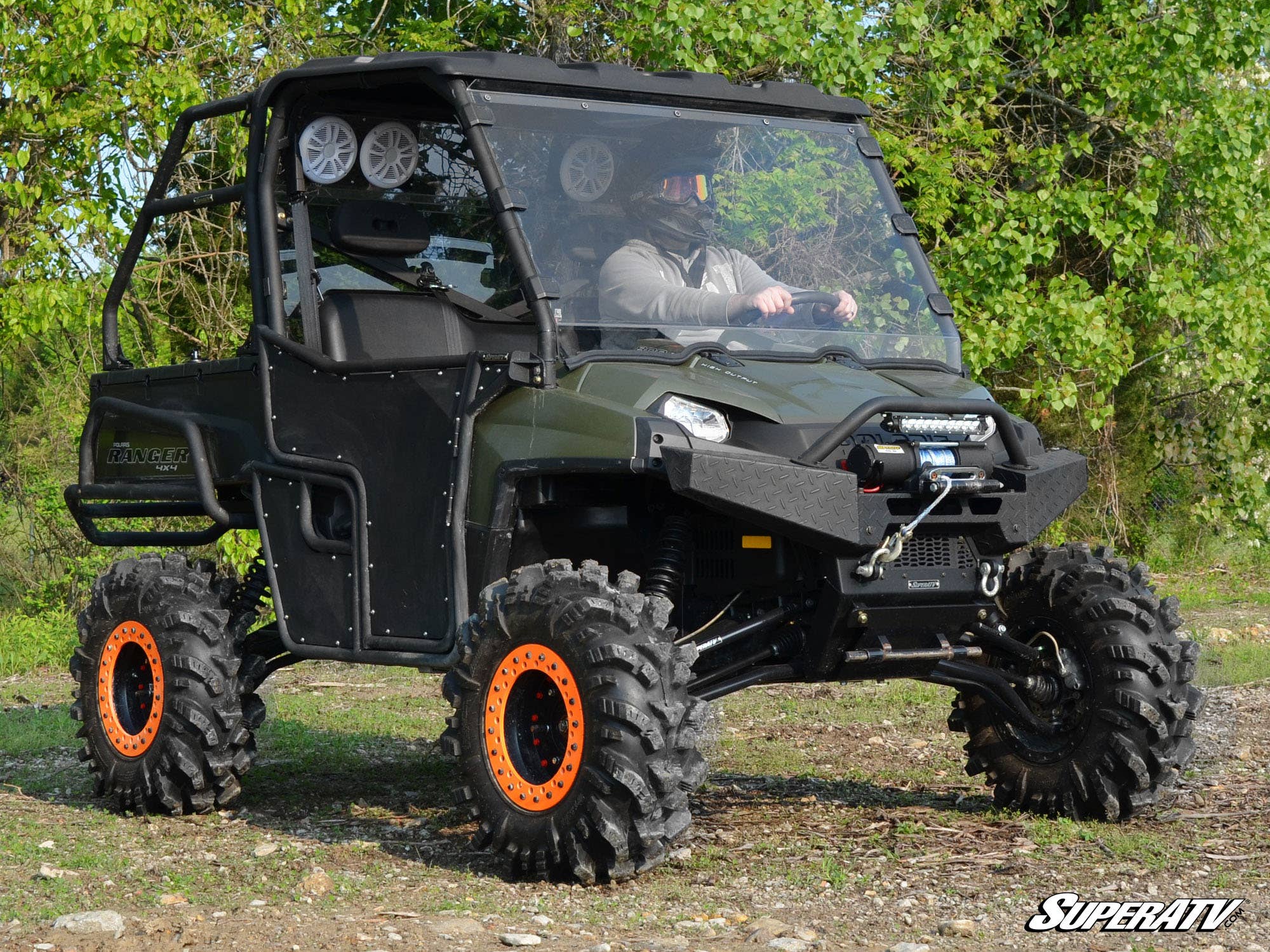 Photo of SuperATV Polaris Ranger XP 800 Full Windshield by SuperATV - Premium Windshields for UTVs / Side by Sides