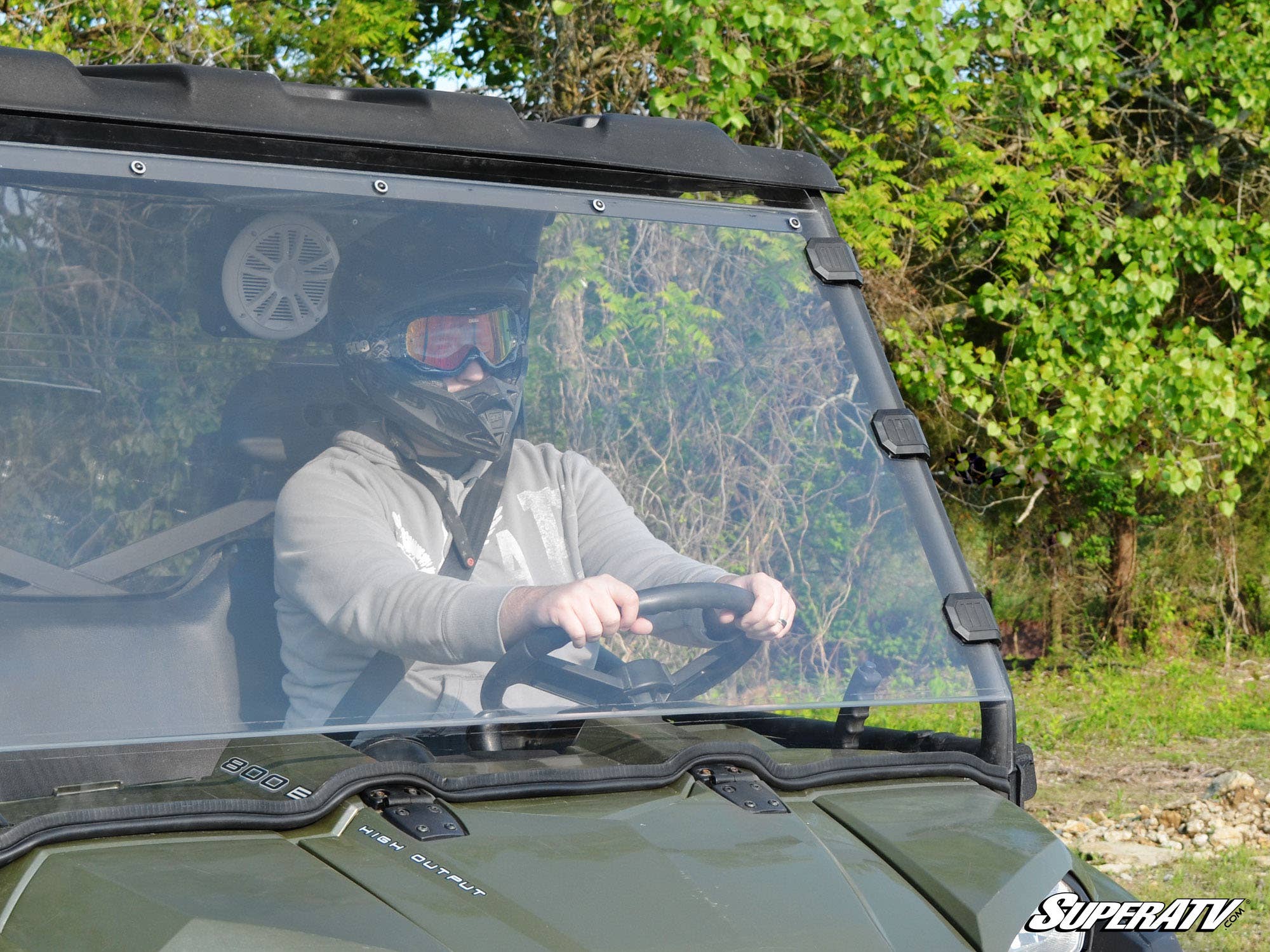 Photo of SuperATV Polaris Ranger Full-Size 500 Windshield by SuperATV - Premium Windshields for UTVs / Side by Sides