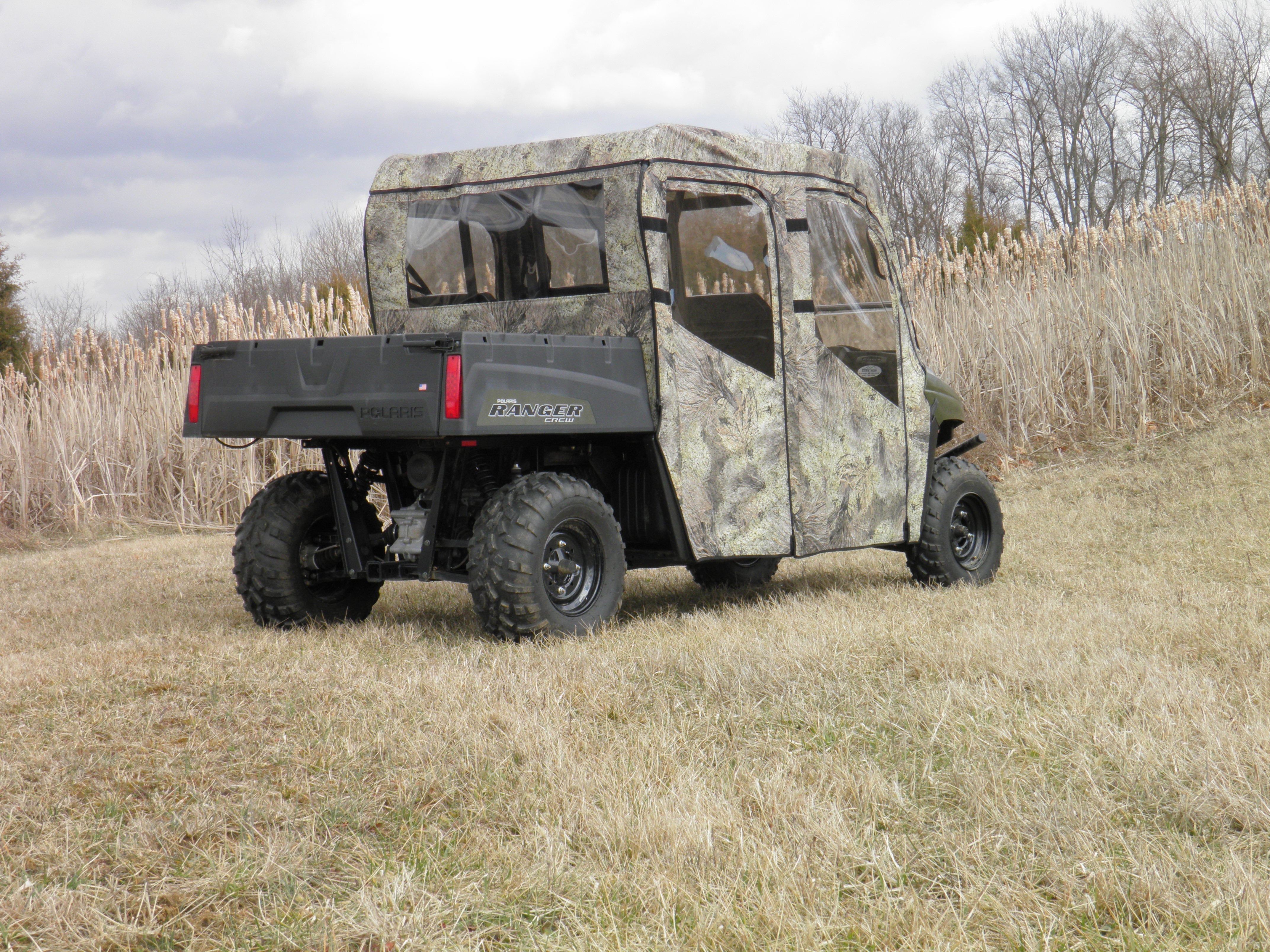 Photo of Polaris Ranger Mid-Size Crew - Full Cab Enclosure for Hard Windshield by 3 Star UTV - Premium Enclosures for UTVs / Side by Sides