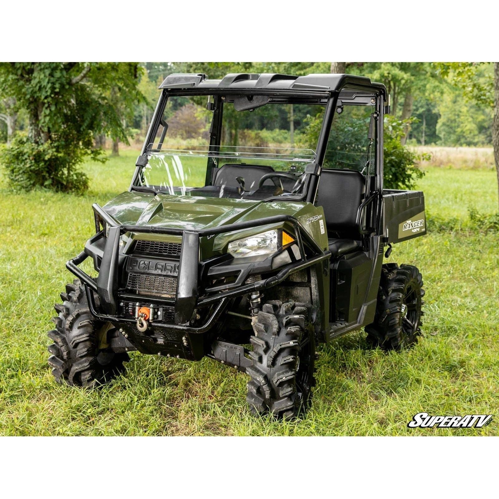 Photo of Polaris Ranger Midsize (2015+) Half Windshield by SuperATV - Premium Windshields for UTVs / Side by Sides