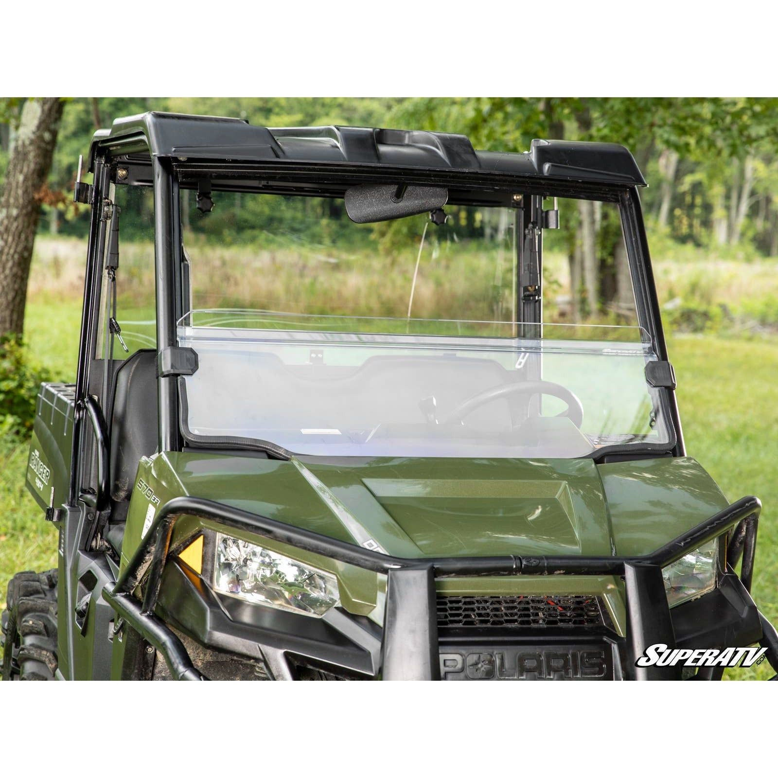 Photo of Polaris Ranger Midsize (2015+) Half Windshield by SuperATV - Premium Windshields for UTVs / Side by Sides
