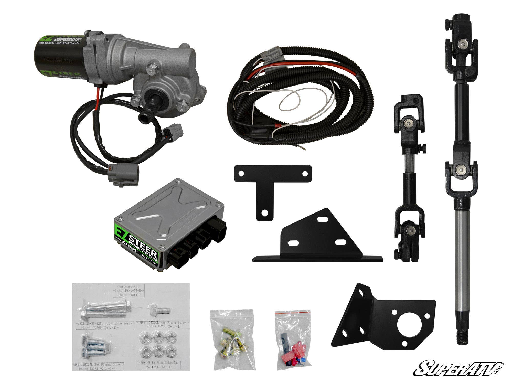 Photo of SuperATV Polaris Ranger Midsize 500 Power Steering Kit by SuperATV - Premium Power Steering Kits for UTVs / Side by Sides
