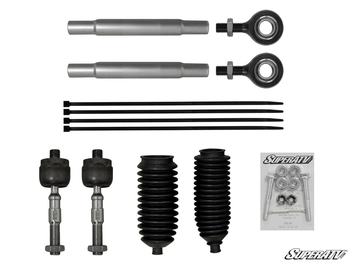 Photo of SuperATV Polaris Ranger Midsize Heavy Duty Tie Rod Kit by SuperATV - Premium Tie Rods for UTVs / Side by Sides