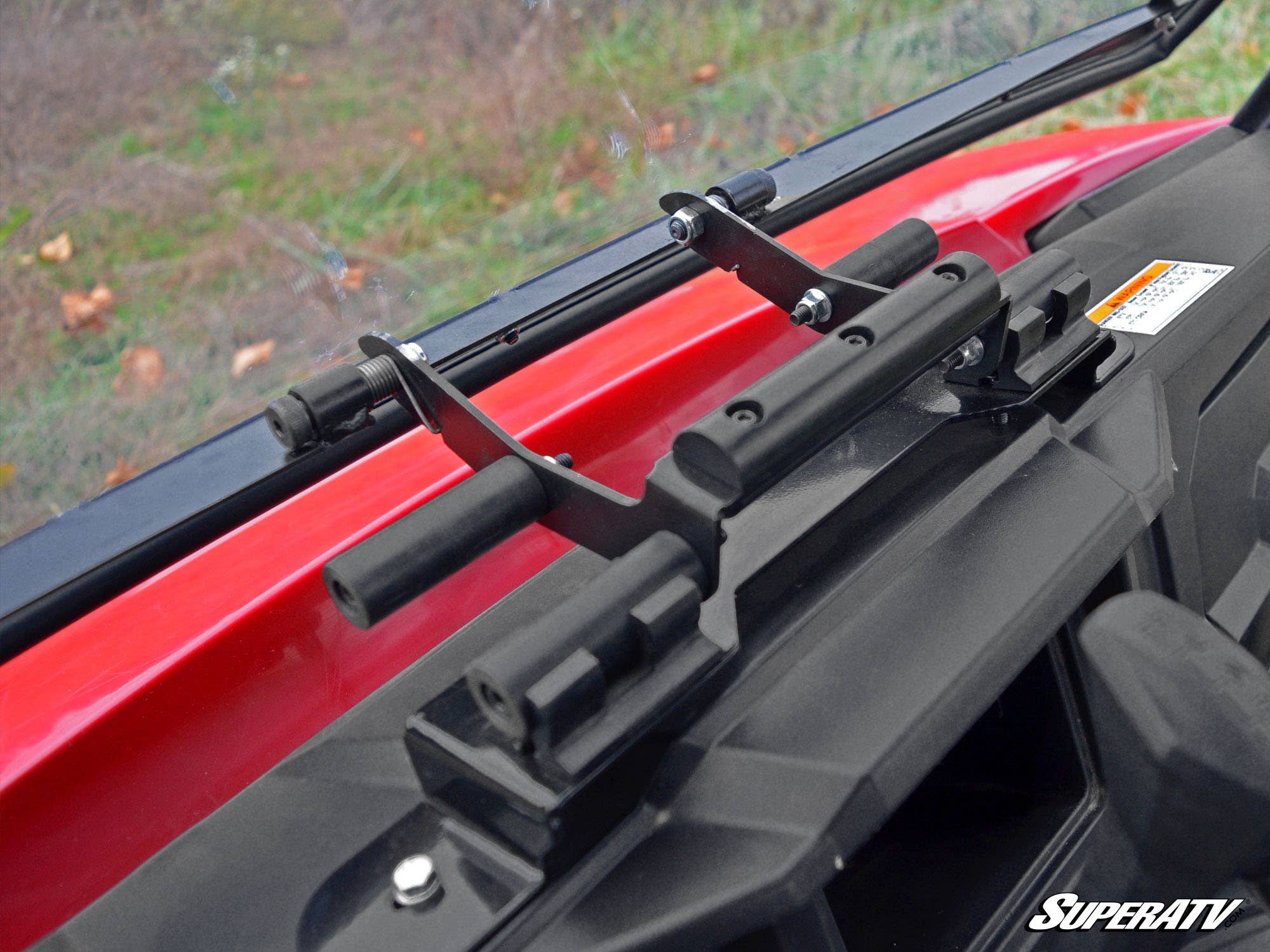 Photo of SuperATV Polaris Ranger Midsize Scratch Resistant Flip Windshield by SuperATV - Premium Windshields for UTVs / Side by Sides