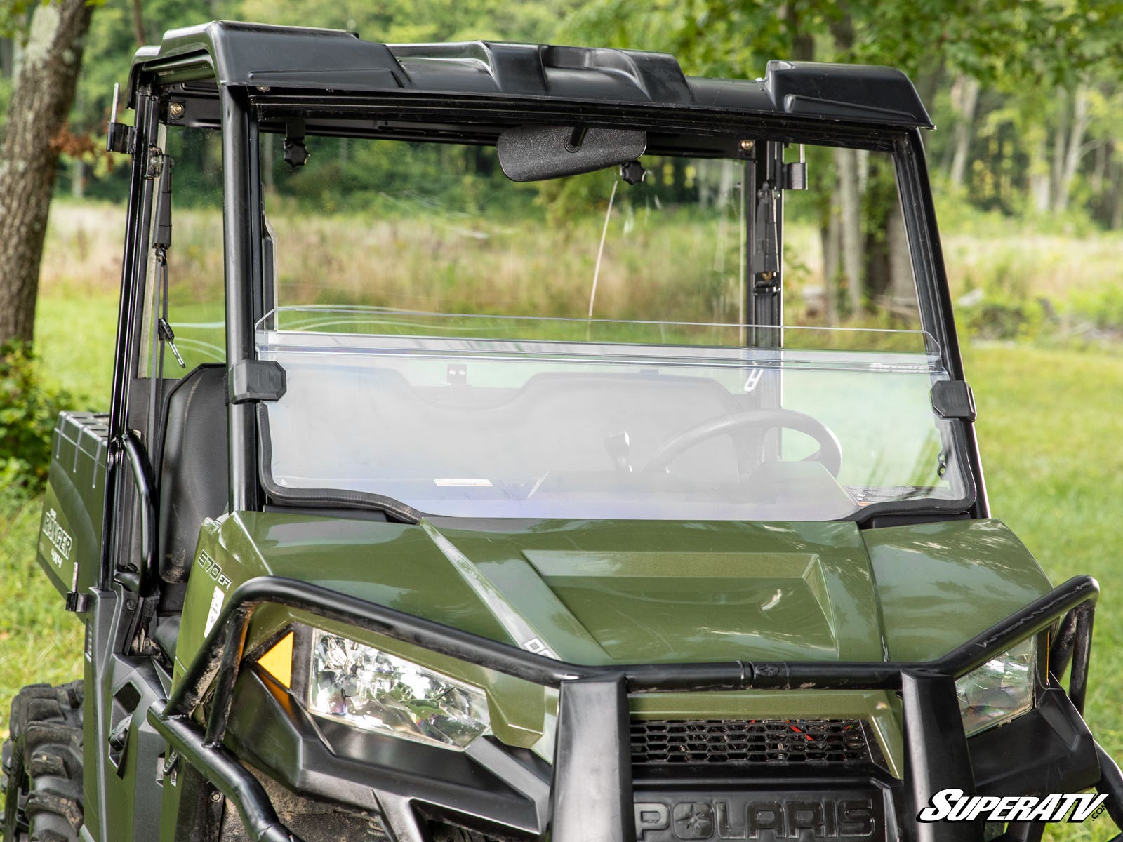 Photo of SuperATV Polaris Ranger Midsize Half Windshield (2015+) by SuperATV - Premium Windshields for UTVs / Side by Sides
