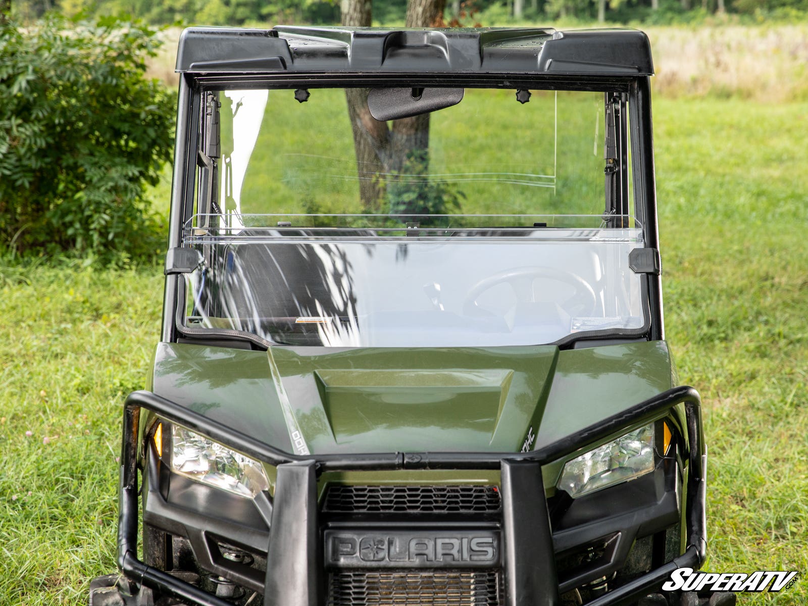 Photo of SuperATV Polaris Ranger Midsize Half Windshield (2015+) by SuperATV - Premium Windshields for UTVs / Side by Sides