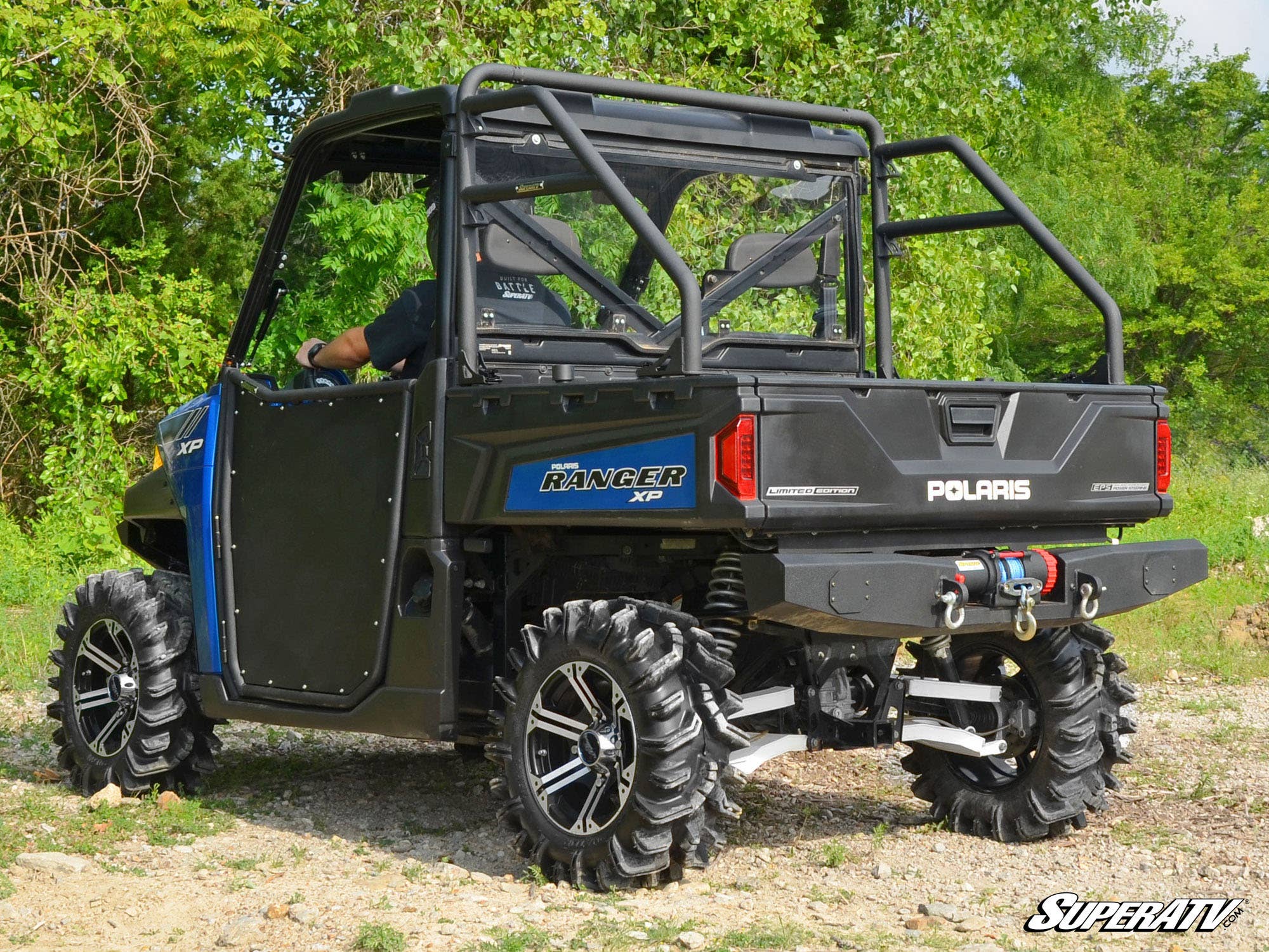 Photo of SuperATV Polaris Ranger Rear Sport Accessory Bar by SuperATV - Premium Roll Cages for UTVs / Side by Sides