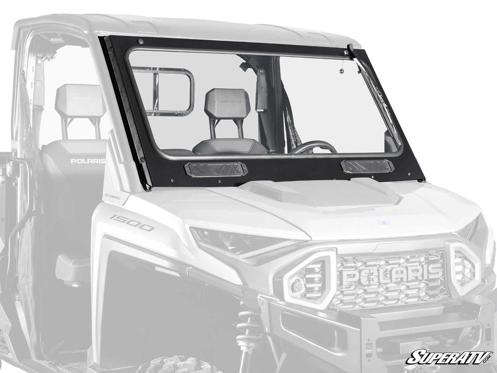 Photo of SuperATV Polaris Ranger XD 1500 Glass Windshield by SuperATV - Premium Windshields for UTVs / Side by Sides