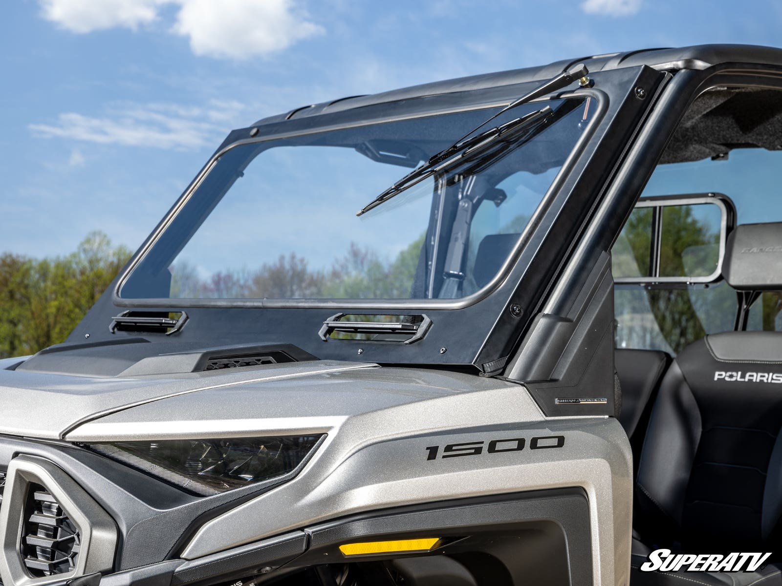 Photo of SuperATV Polaris Ranger XD 1500 Glass Windshield by SuperATV - Premium Windshields for UTVs / Side by Sides