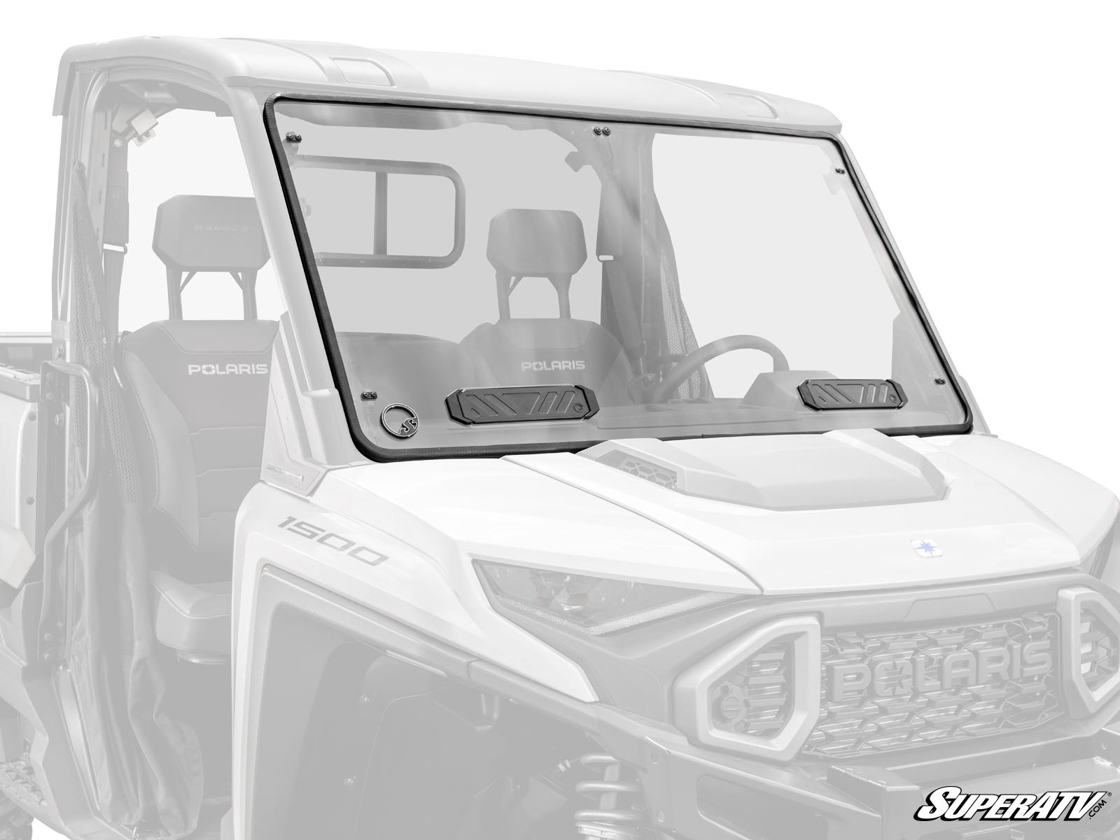 Photo of SuperATV Polaris Ranger XD 1500 Vented Full Windshield by SuperATV - Premium Windshields for UTVs / Side by Sides