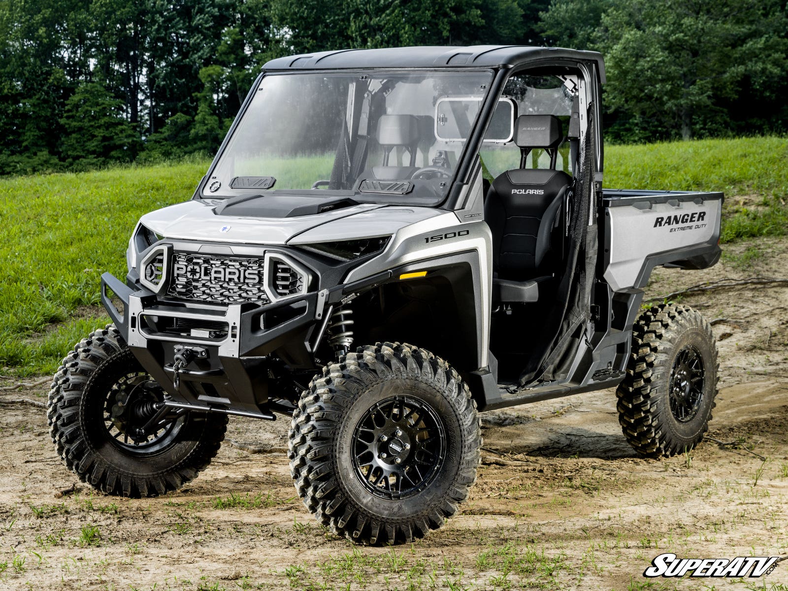 Photo of SuperATV Polaris Ranger XD 1500 Vented Full Windshield by SuperATV - Premium Windshields for UTVs / Side by Sides