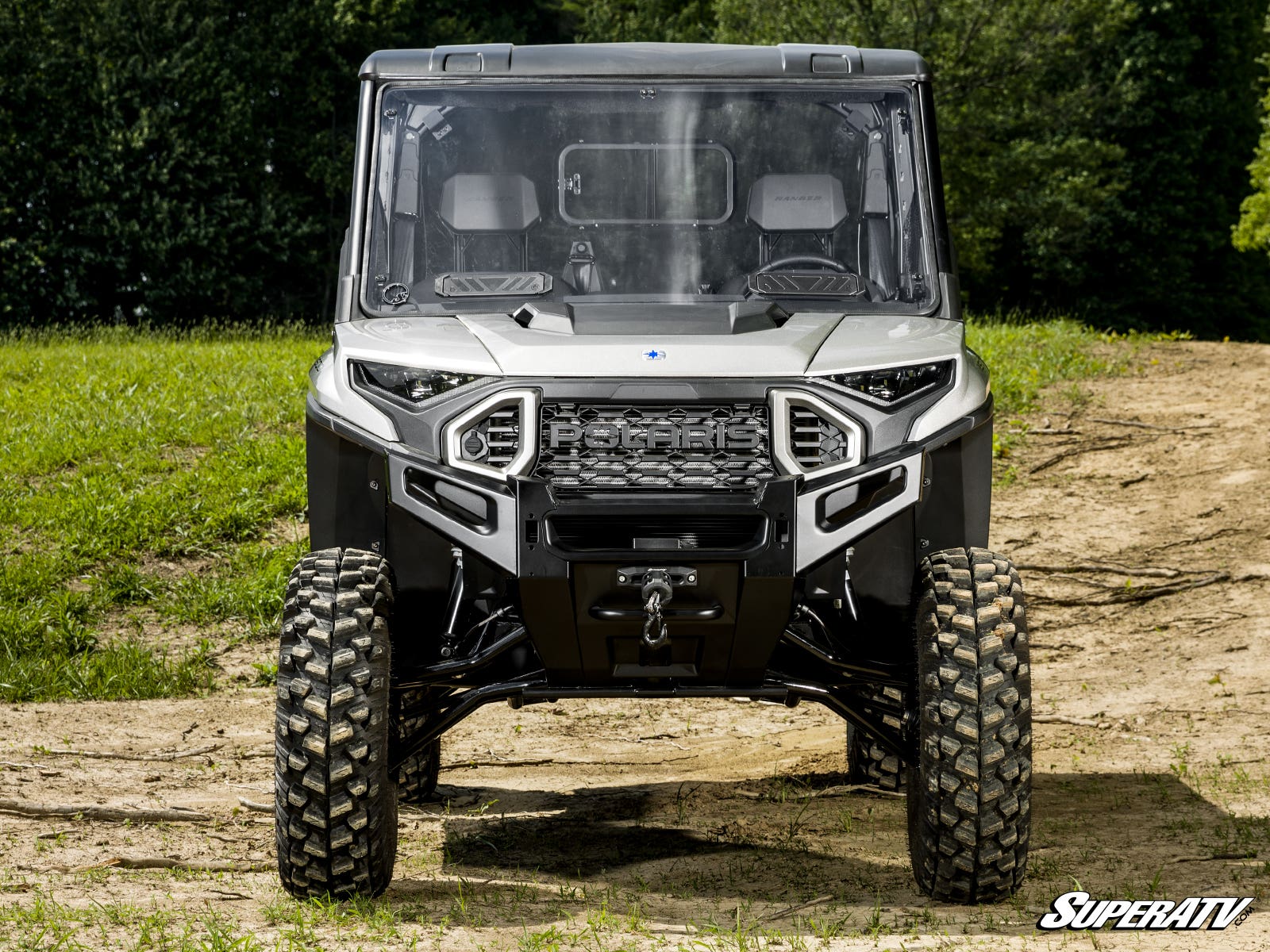 Photo of SuperATV Polaris Ranger XD 1500 Vented Full Windshield by SuperATV - Premium Windshields for UTVs / Side by Sides