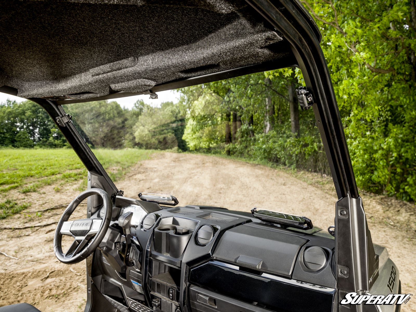 Photo of SuperATV Polaris Ranger XD 1500 Vented Full Windshield by SuperATV - Premium Windshields for UTVs / Side by Sides