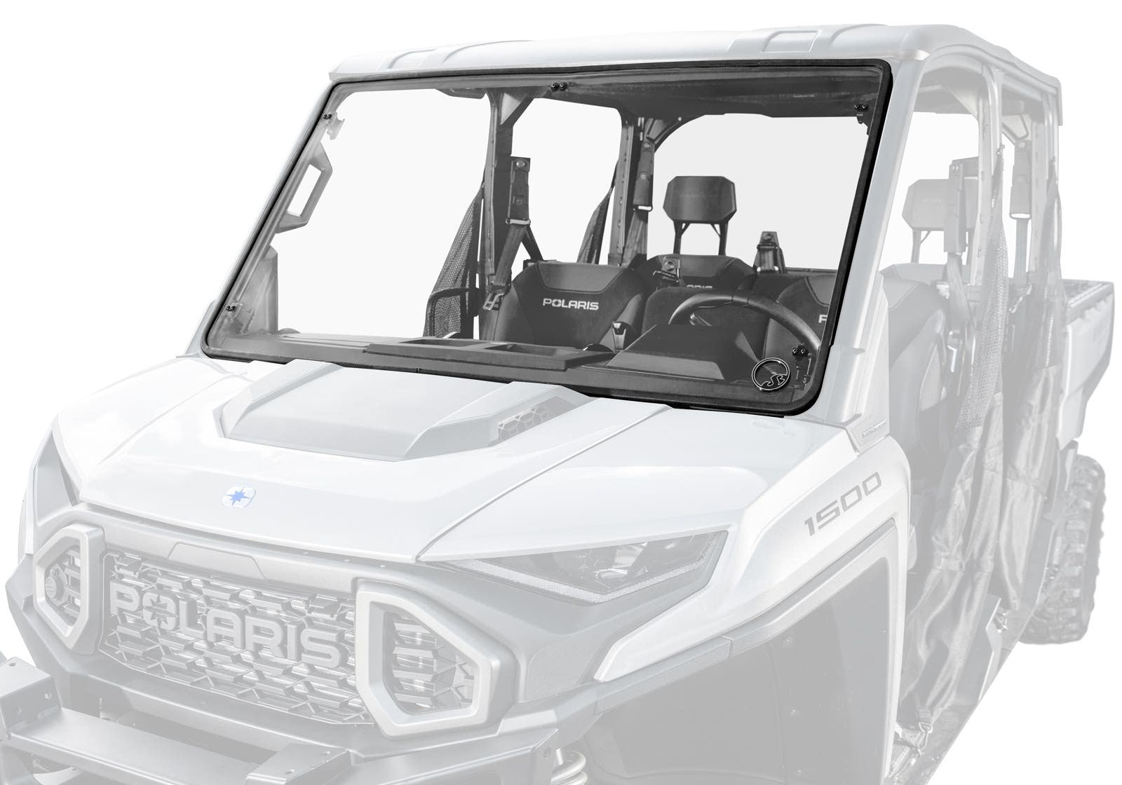 Polaris Ranger XD 1500 Scratch-Resistant Full Windshield