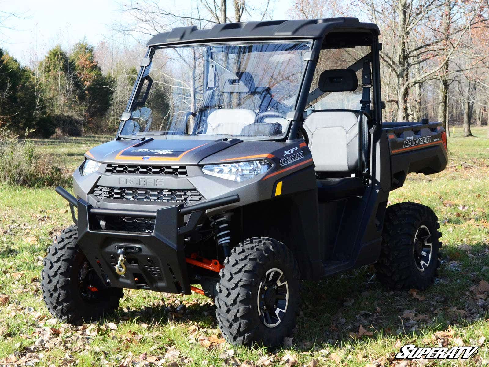 Photo of SuperATV Polaris Ranger XP 900 Scratch Resistant Full Windshield by SuperATV - Premium Windshields for UTVs / Side by Sides