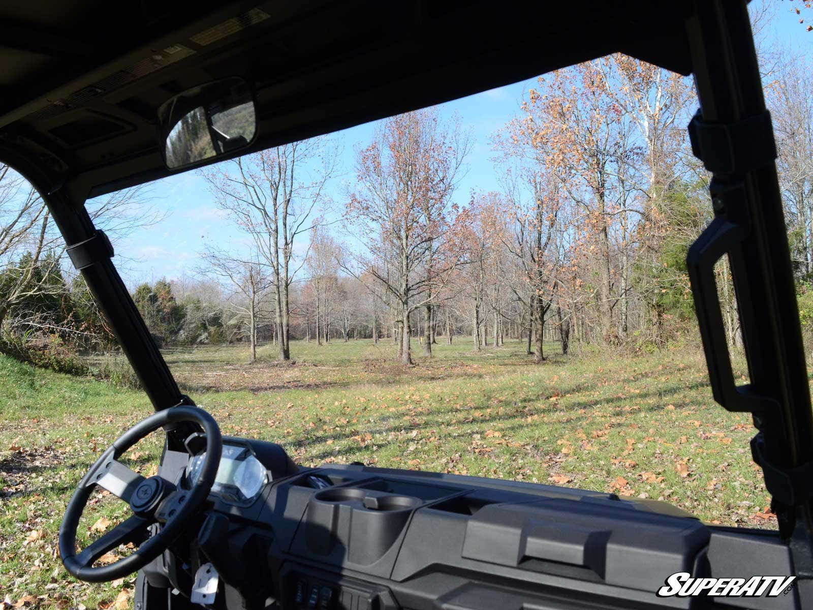 Photo of SuperATV Polaris Ranger XP Kinetic Scratch-Resistant Full Windshield by SuperATV - Premium Windshields for UTVs / Side by Sides