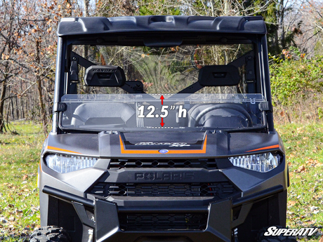 Polaris Ranger Full Size 1000 Half Windshield - Clear