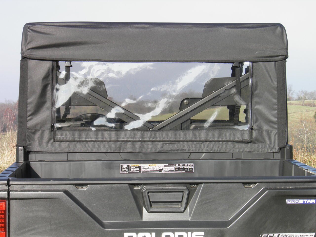 Photo of Polaris Ranger 900/1000 - Soft Back Panel by 3 Star UTV - Premium Enclosures for UTVs / Side by Sides