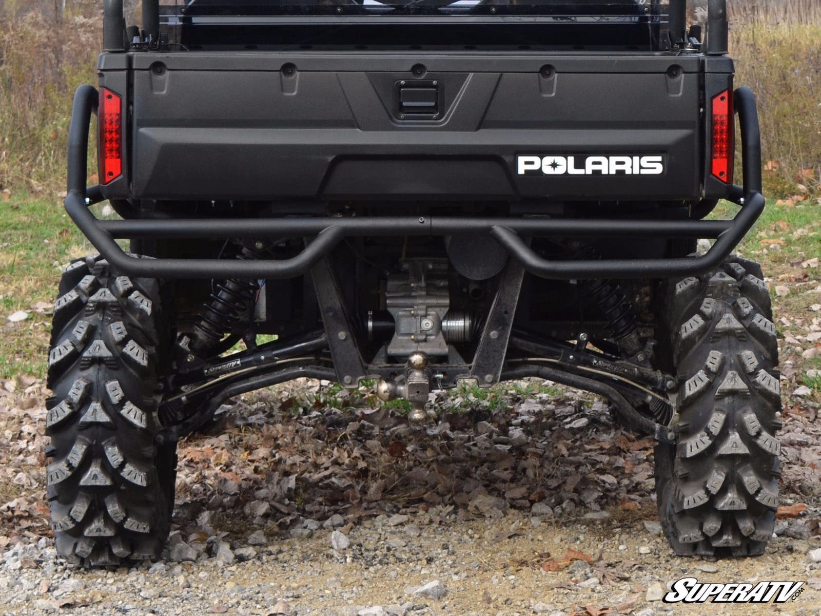 Photo of SuperATV Polaris Ranger Fullsize Rear Extreme Bumper With Side Bed Guards by SuperATV - Premium Bumpers for UTVs / Side by Sides