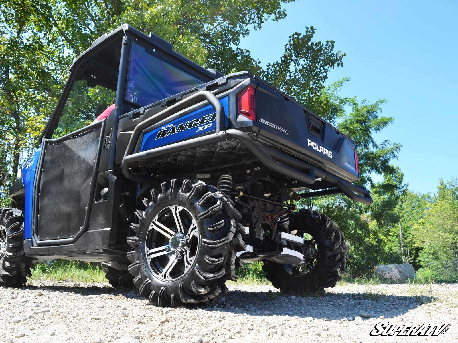 Photo of SuperATV Polaris Ranger Fullsize Rear Extreme Bumper With Side Bed Guards by SuperATV - Premium Bumpers for UTVs / Side by Sides