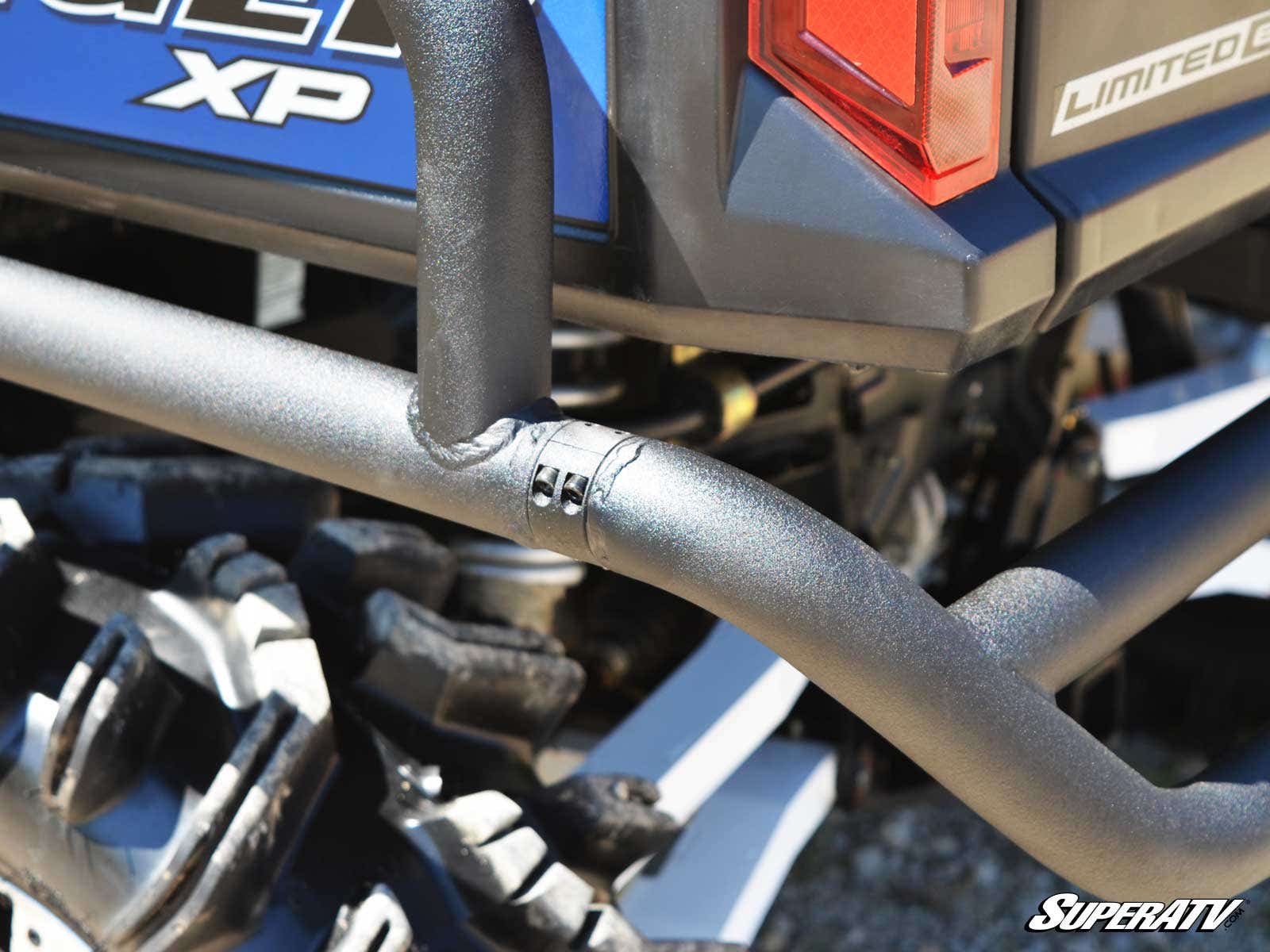 Photo of SuperATV Polaris Ranger Fullsize Rear Extreme Bumper With Side Bed Guards by SuperATV - Premium Bumpers for UTVs / Side by Sides