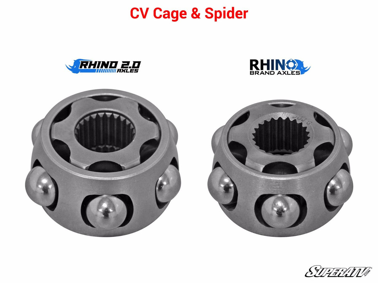 SuperATV Polaris Ranger 1000 Heavy-Duty Axles—Rhino 2.0