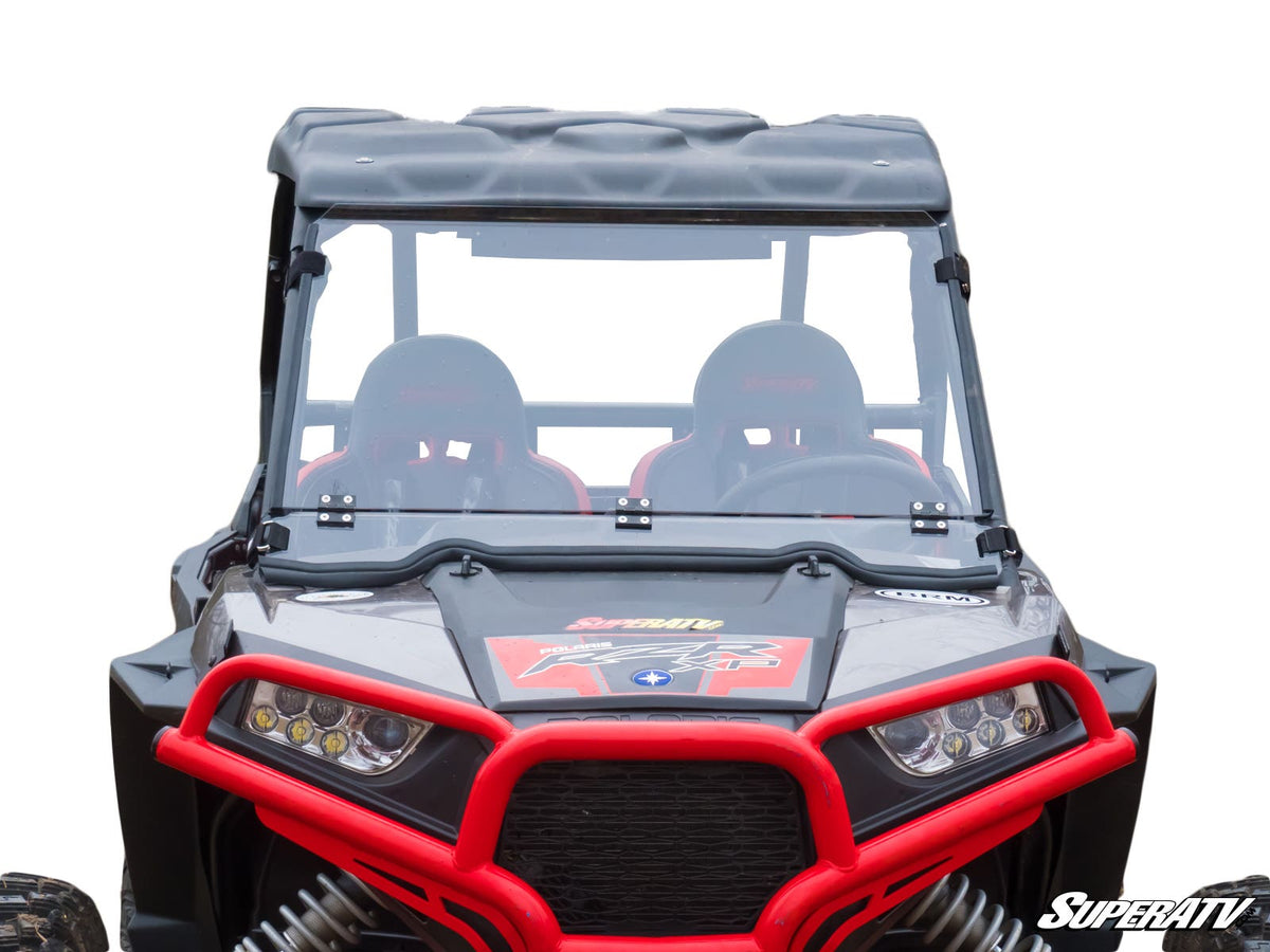 Photo of SuperATV Polaris RZR S 1000 Scratch Resistant Flip Down Windshield by SuperATV - Premium Windshields for UTVs / Side by Sides