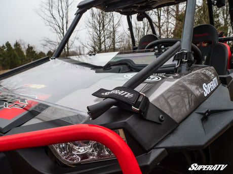 Photo of SuperATV Polaris RZR XP 1000 Flip Down Windshield by SuperATV - Premium Windshields for UTVs / Side by Sides