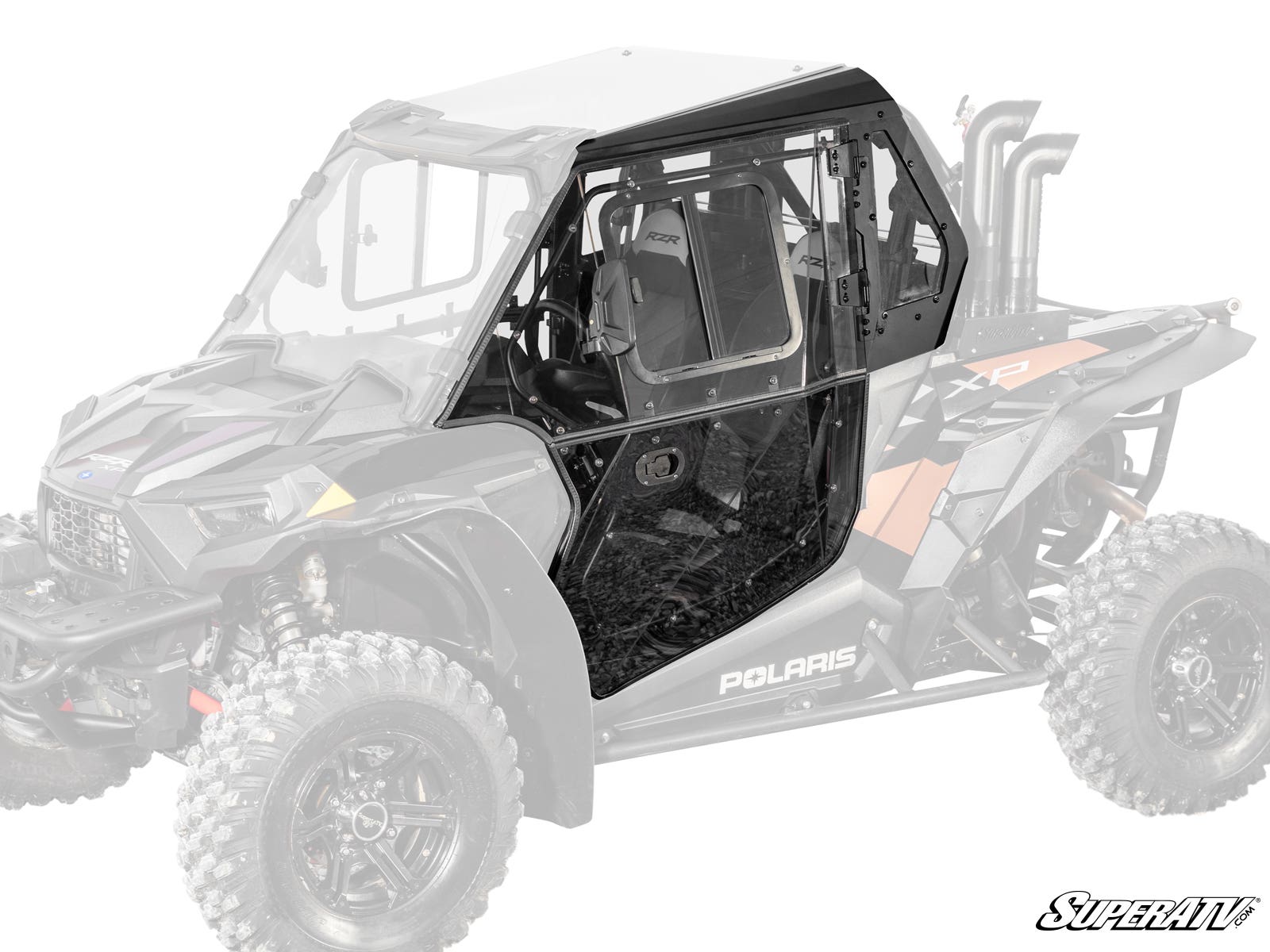 Photo of SuperATV Polaris RZR XP Turbo Cab Enclosure Doors by SuperATV - Premium Doors for UTVs / Side by Sides