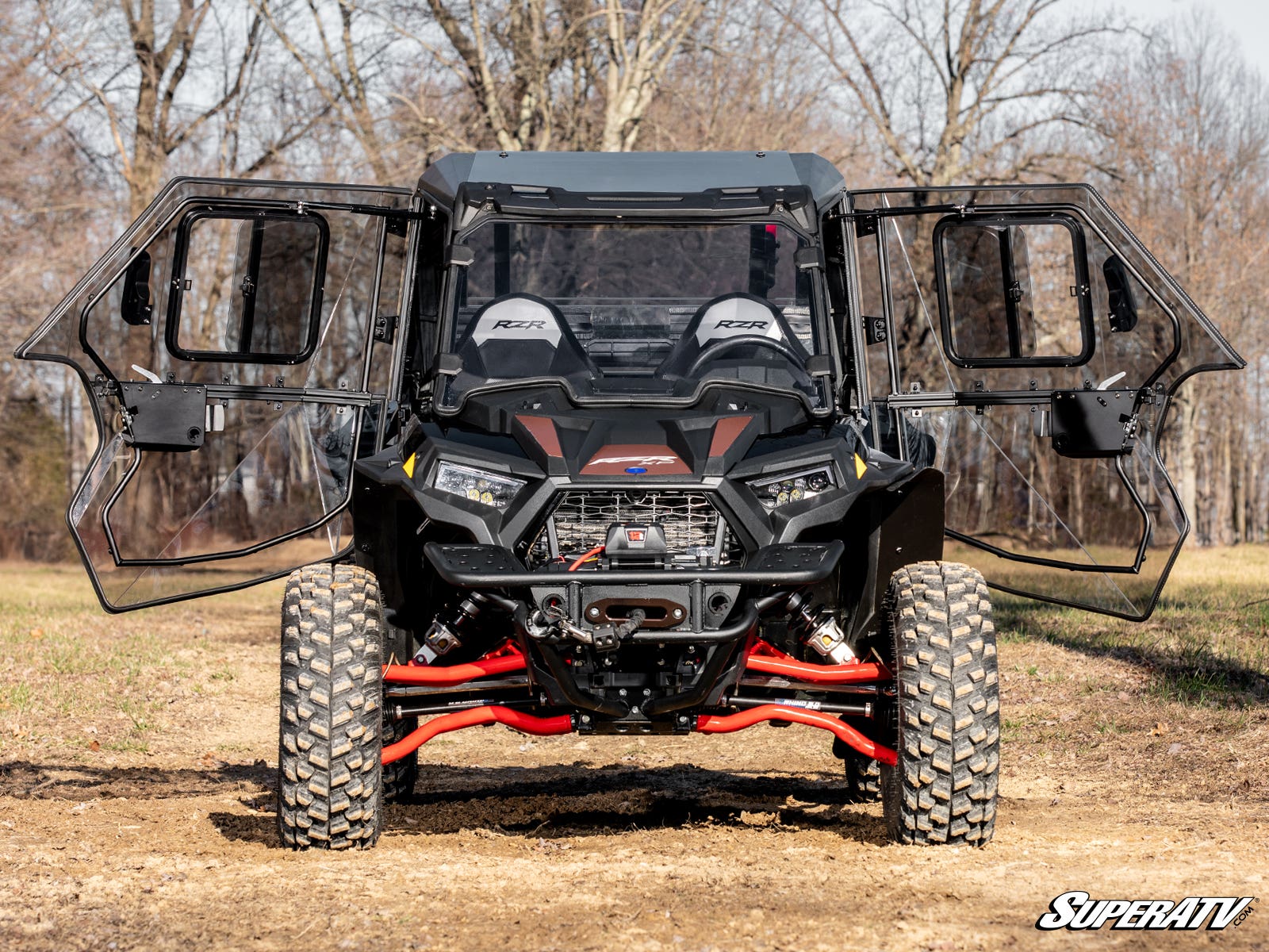 Photo of SuperATV Polaris RZR XP Turbo Cab Enclosure Doors by SuperATV - Premium Doors for UTVs / Side by Sides